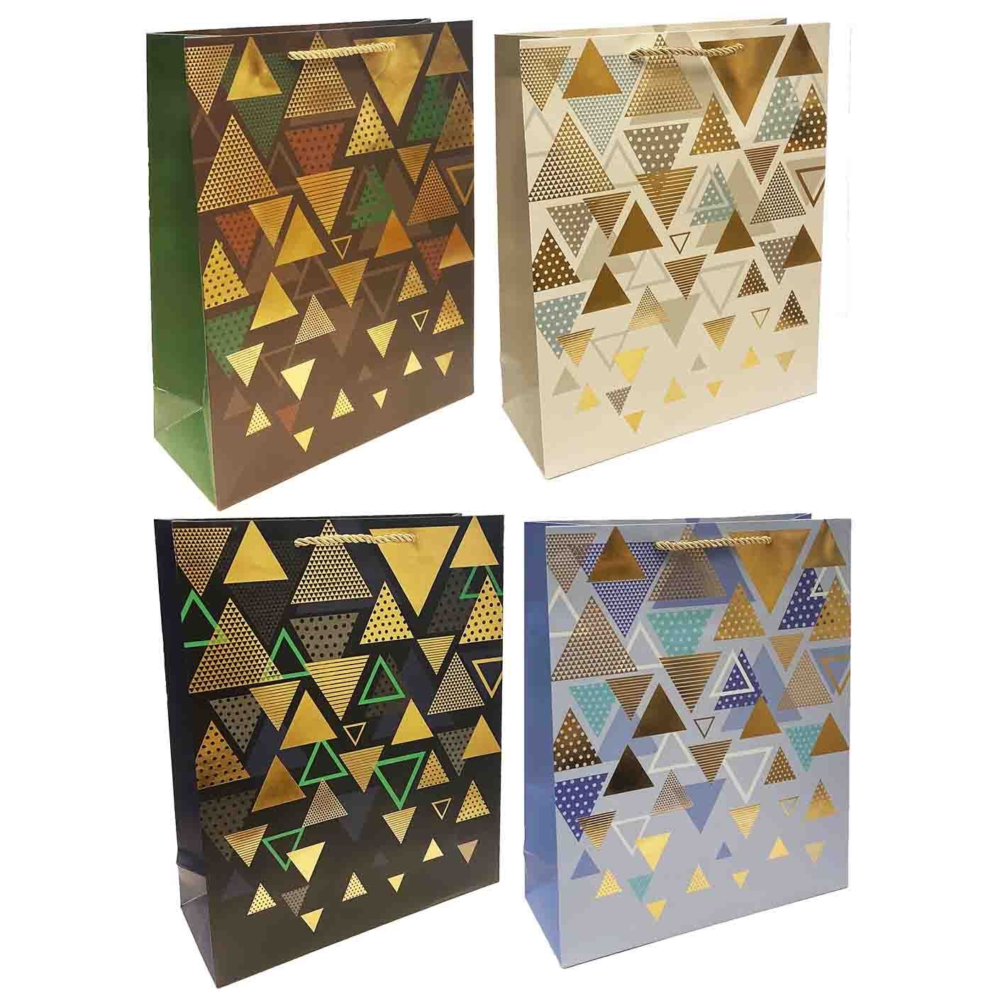 Geschenktasche-Set "Rhombus" M, 22x31 cm