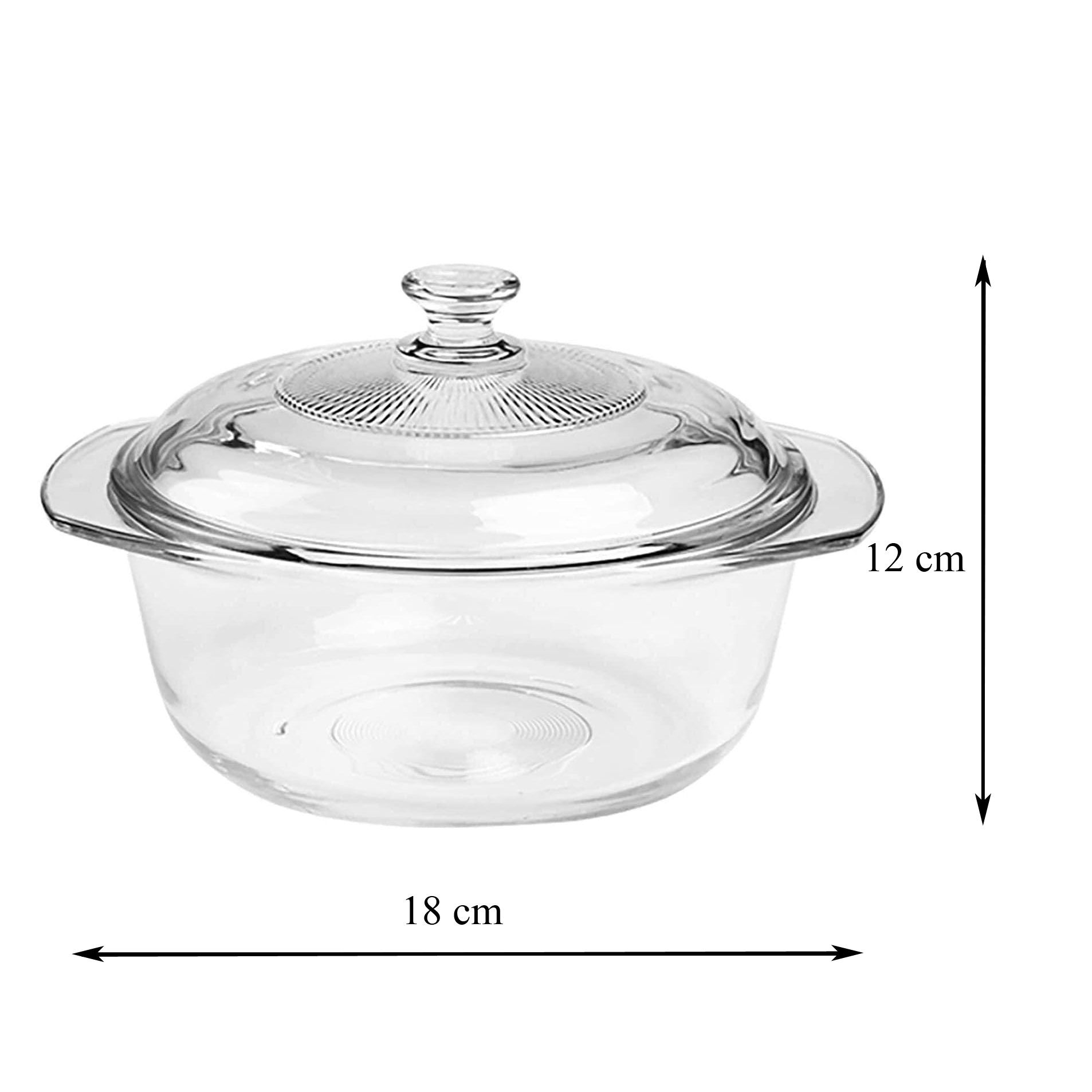 Glasschüssel mit Deckel, 780 ml (BMB001-3)