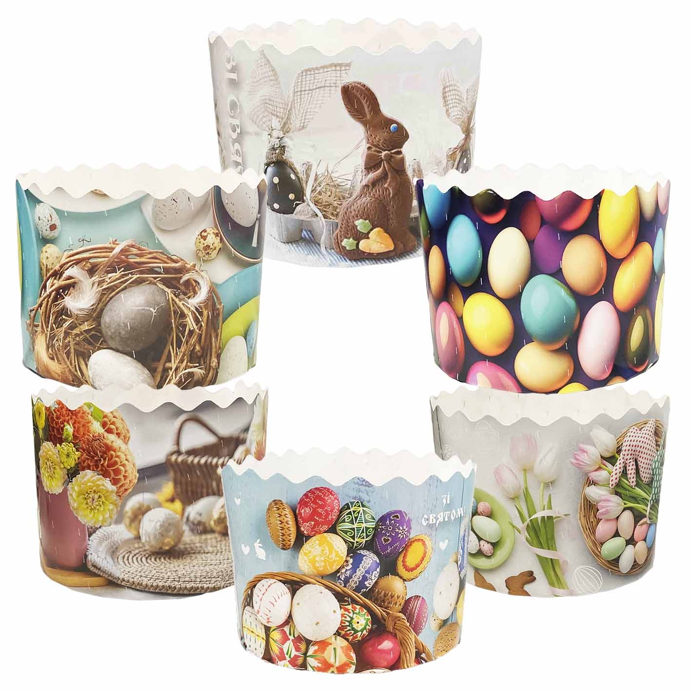 Backform für Osterkuchen "Assorti neu", 350 g, 110х85 mm