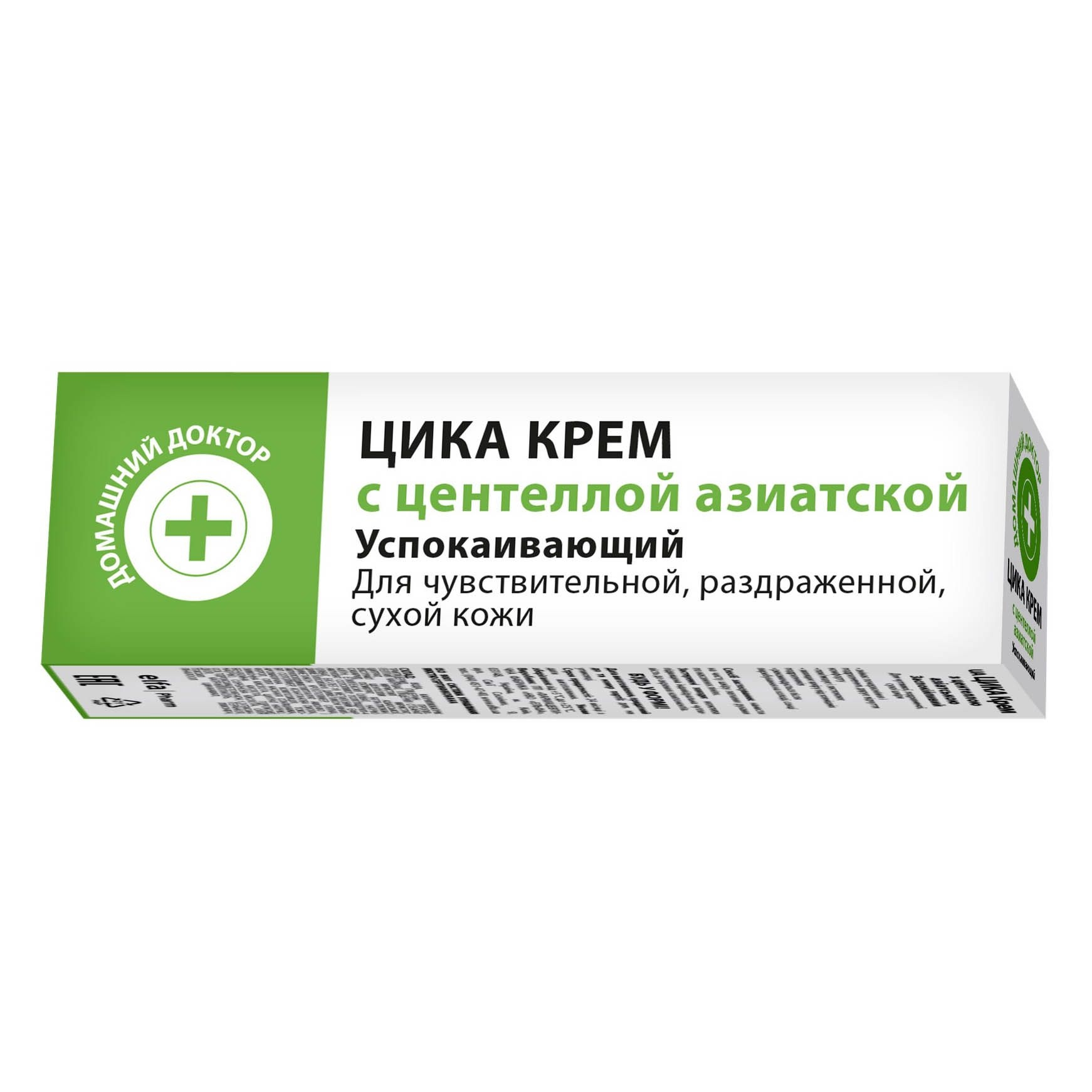 Creme "Domaschnij Doktor", "Cica-Creme mit Centella asiatica", 30 ml