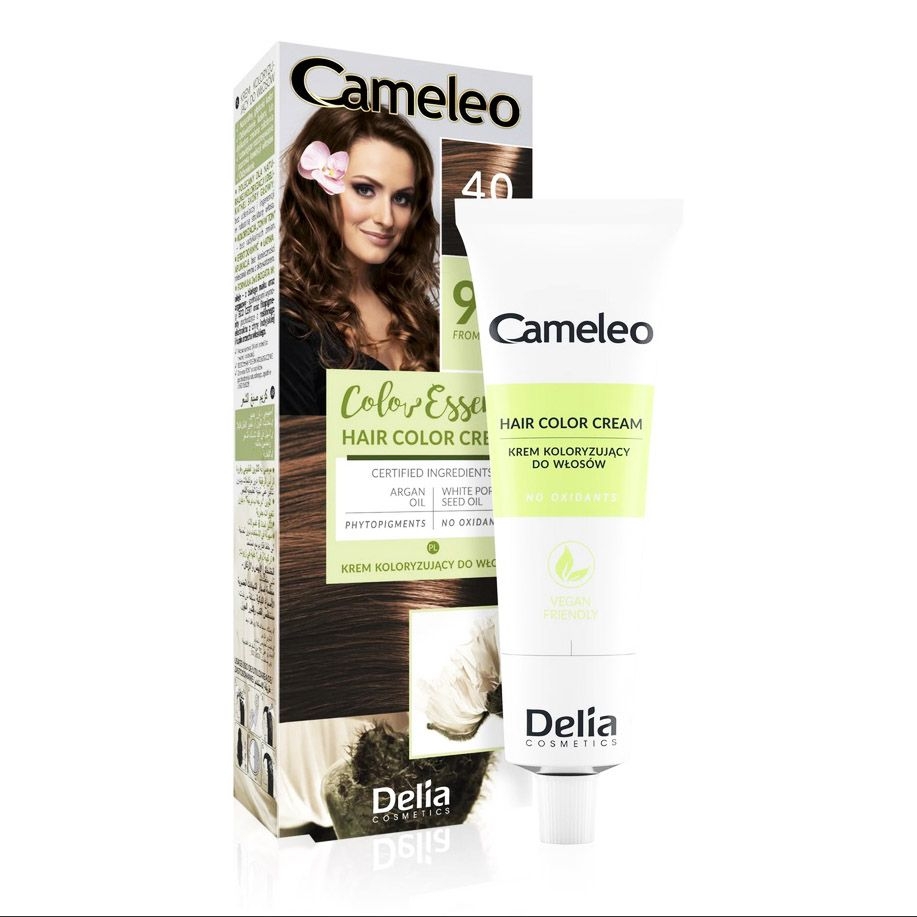 "Cameleo" "Color Essence", 4.0 Braun, Natürliches Haarfärbe 2 in 1