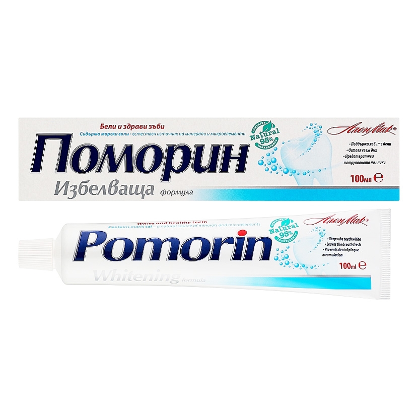 Zahnpaste "Pomorin" Aufhellungsformel, 100 ml