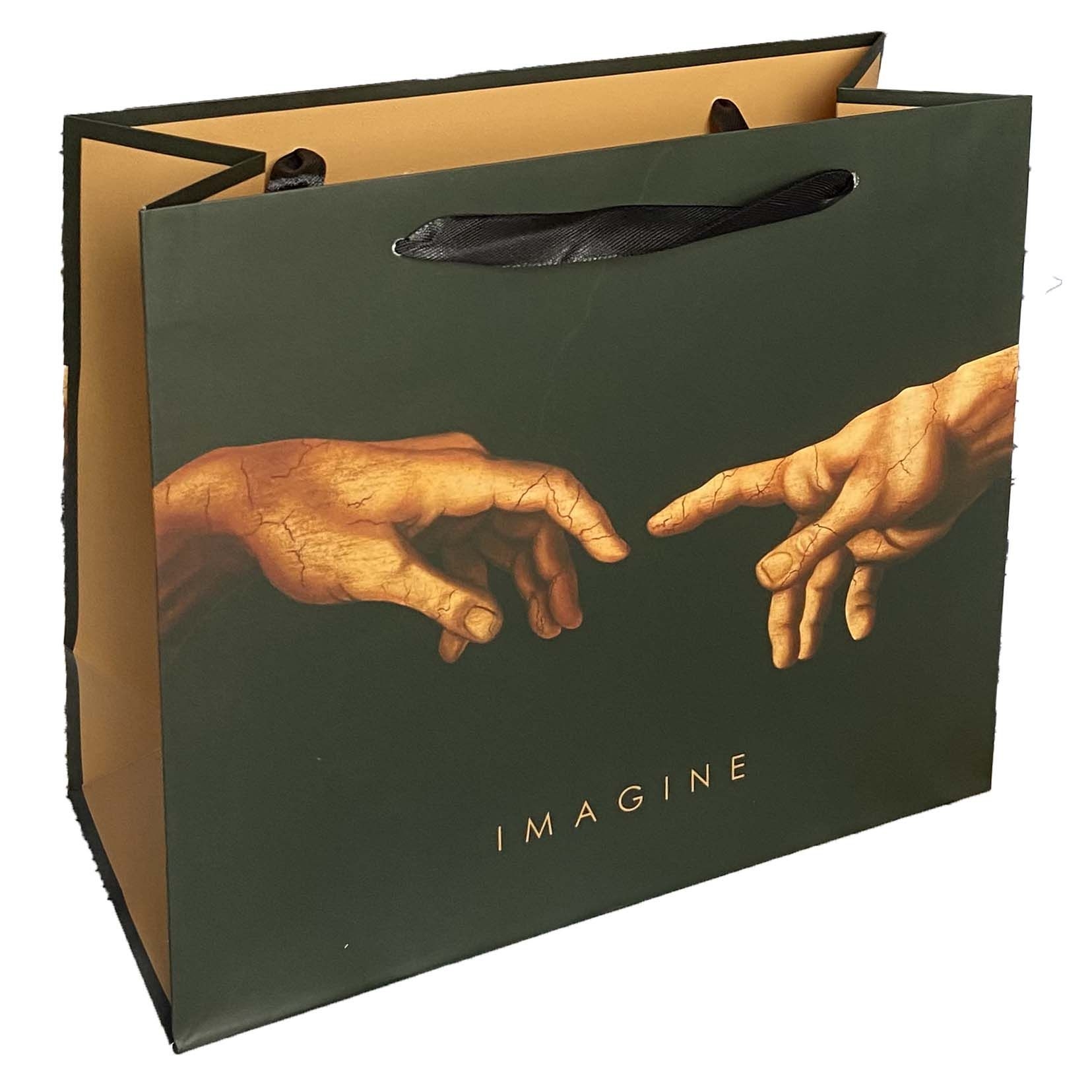 Geschenktasche, S, 23x27cm, "Imagine"