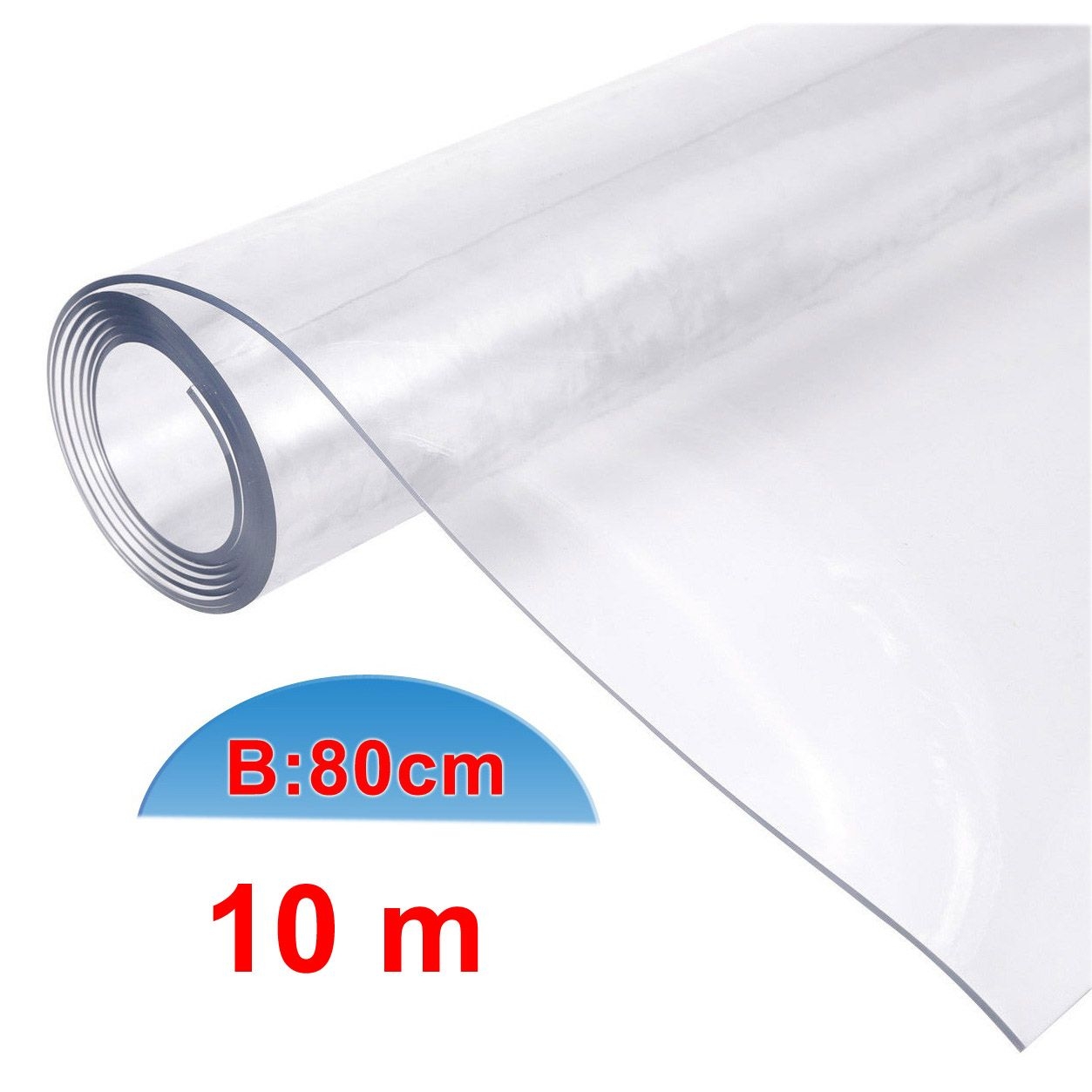 Tischdecke PVC "Crystal", transparent, 80cm/10m