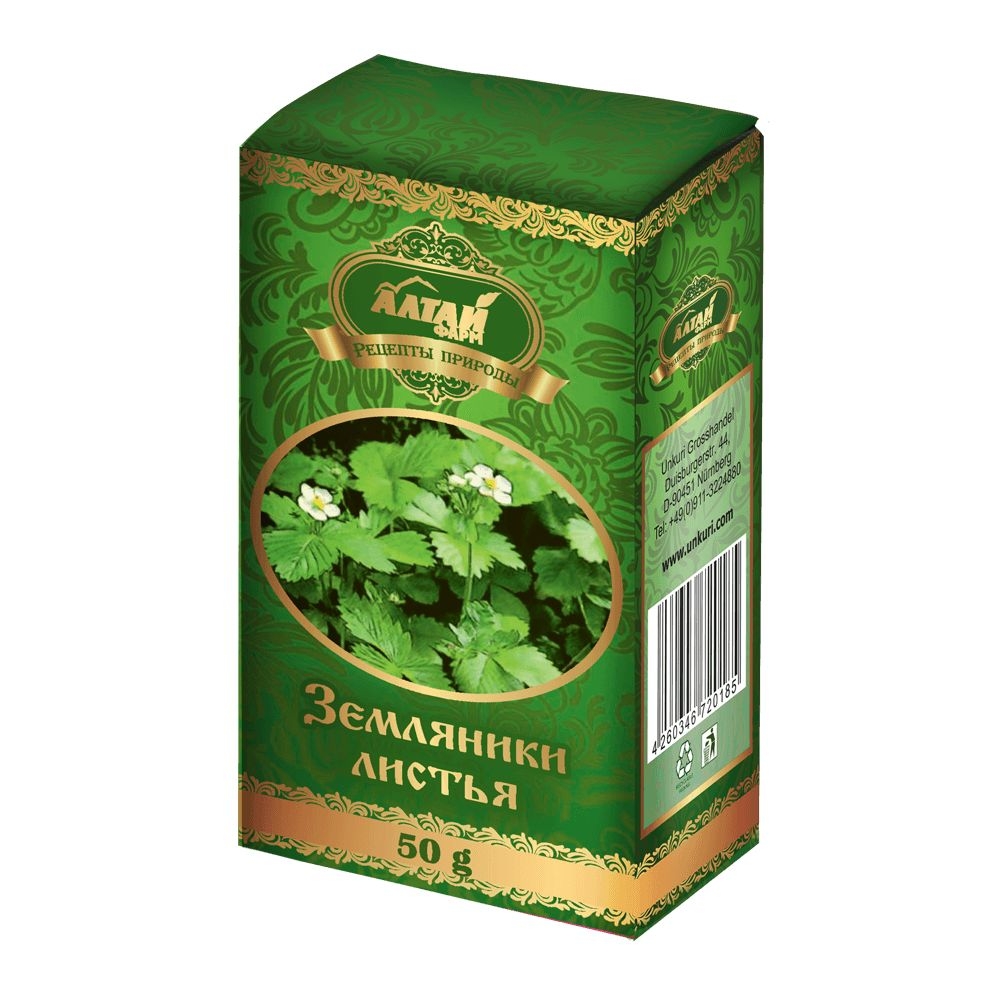 Altaj-Pharm - Erdbeerblätter (Semljanika), 50 g