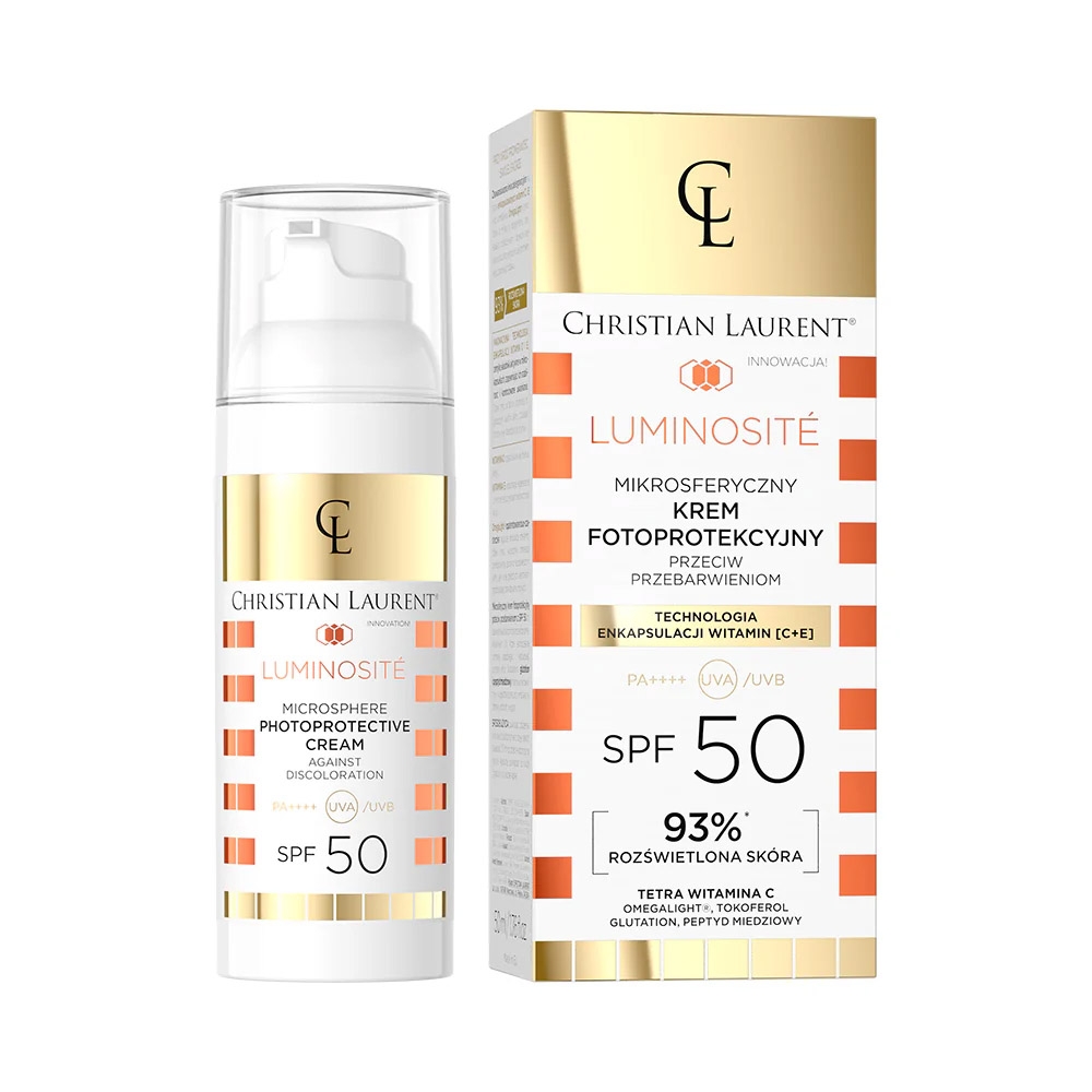 Christian Laurent, "Luminosite" Lichtschutzcreme mit Mikrosphären gegen Verfärbungen LSF 50, 50 ml