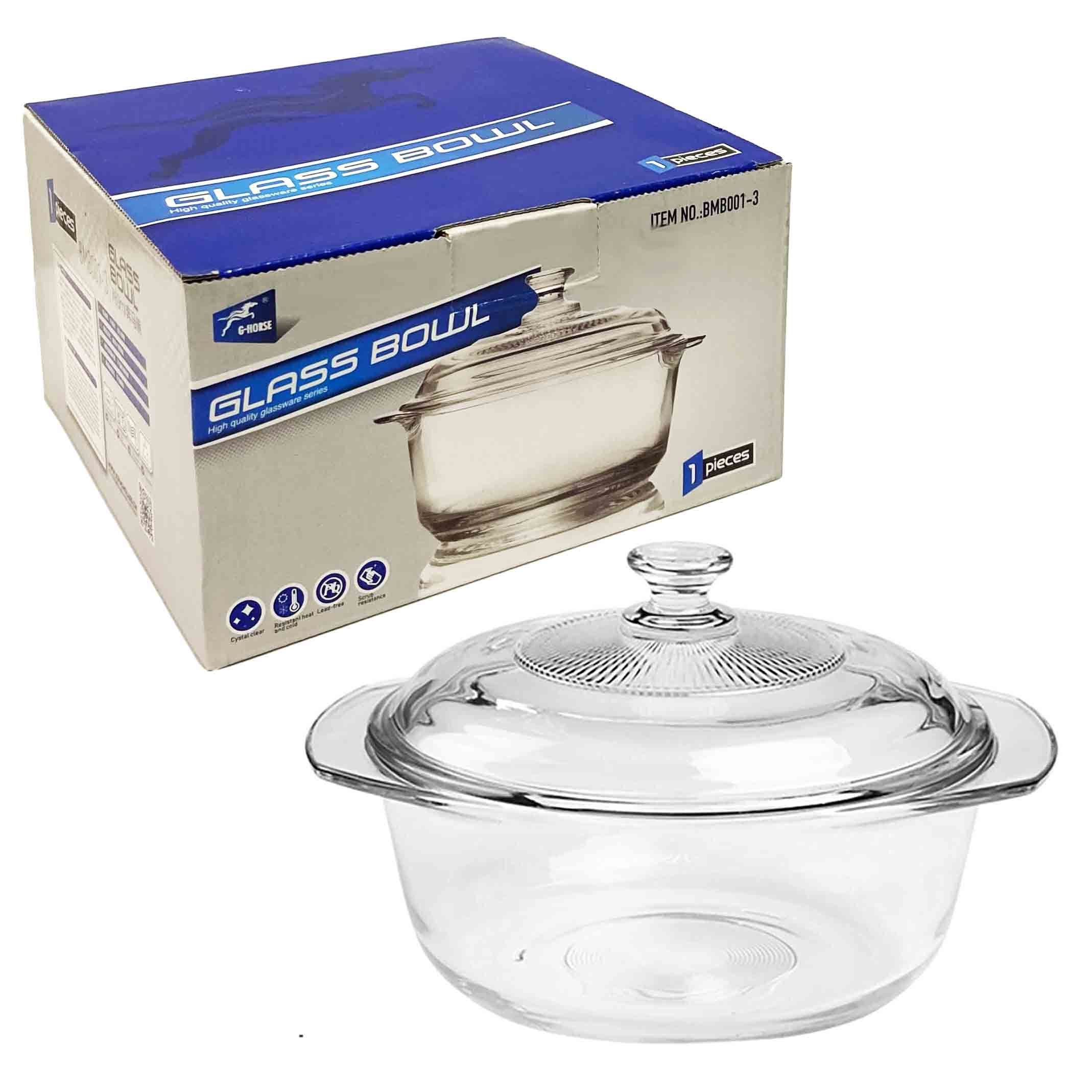 Glasschüssel mit Deckel, 780 ml (BMB001-3)