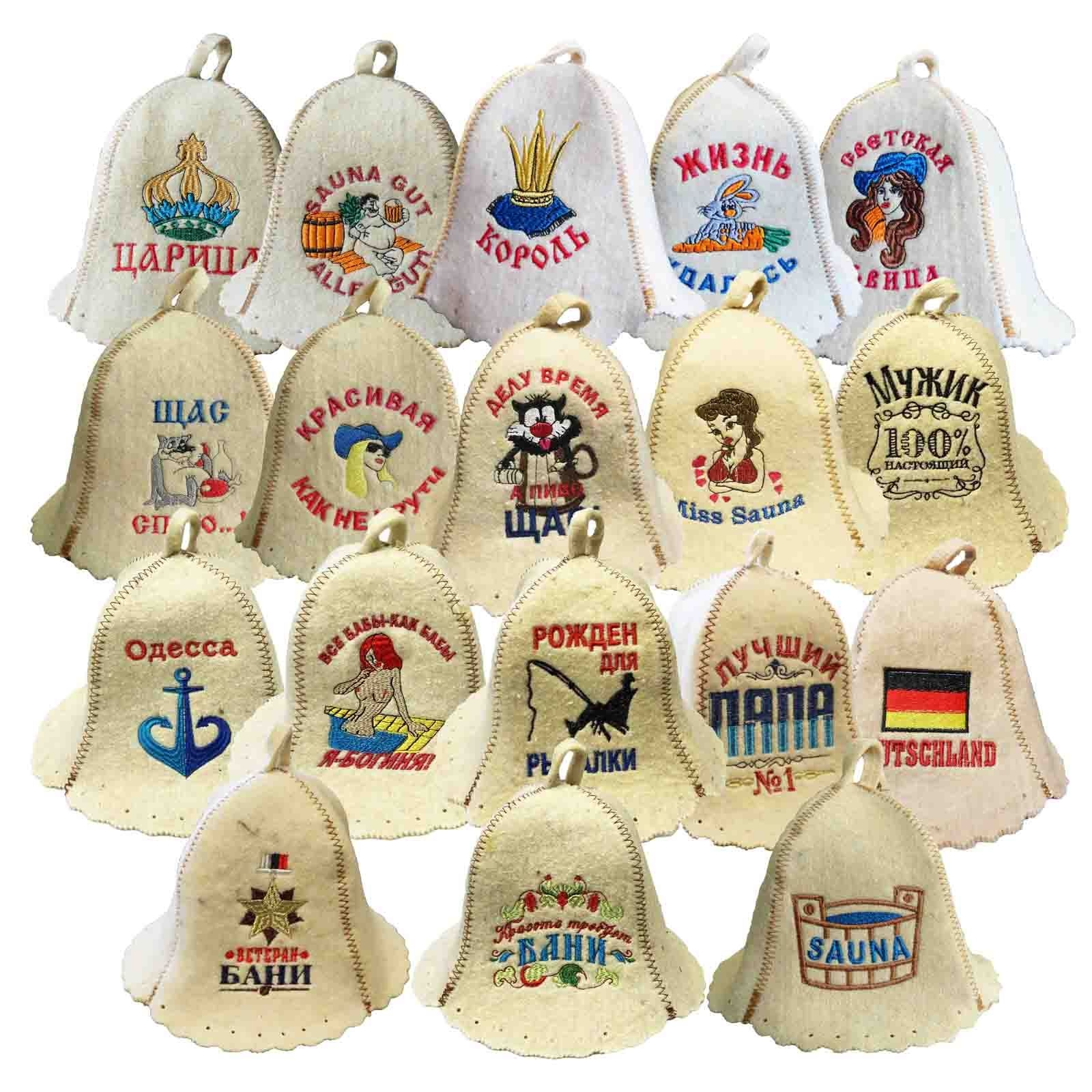 Filzhut für Sauna, Set aus 30 St.