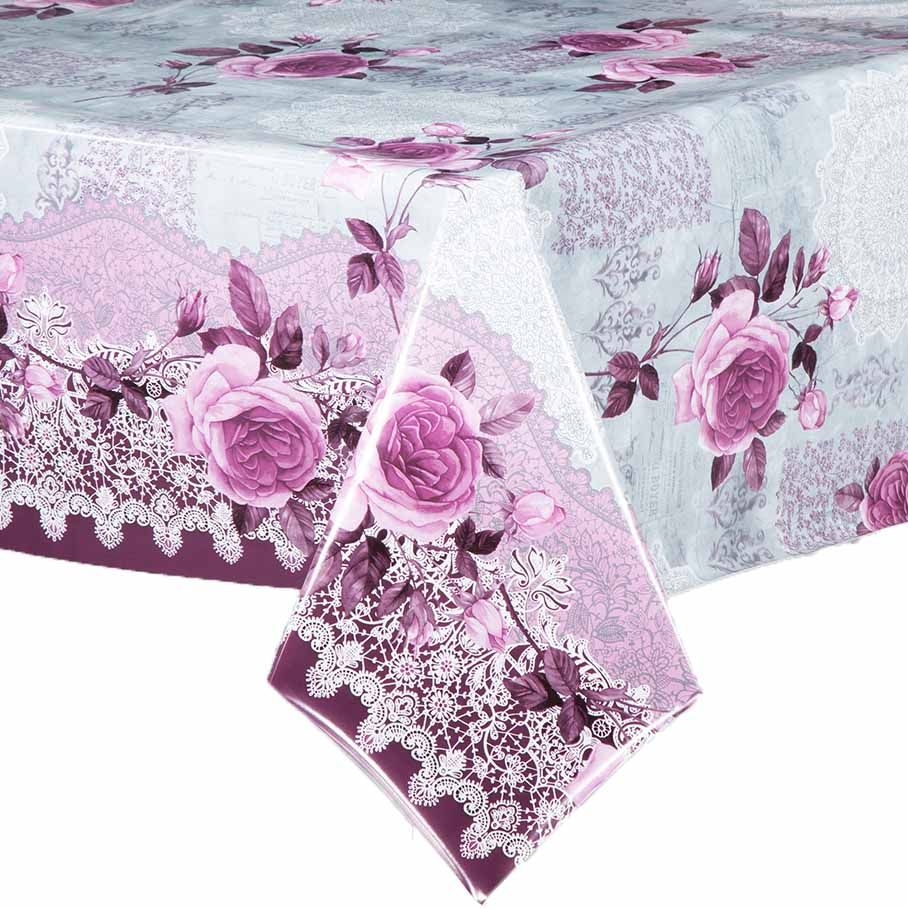 Клеенка "Классик", SJ403A (розы на кружеве), 20х1,4 м
