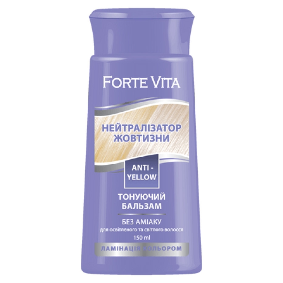 Tönungsbalsam für Haare "Forte Vita" Gelbfärbung neutralisieren, ohne Ammoniak, 150 ml