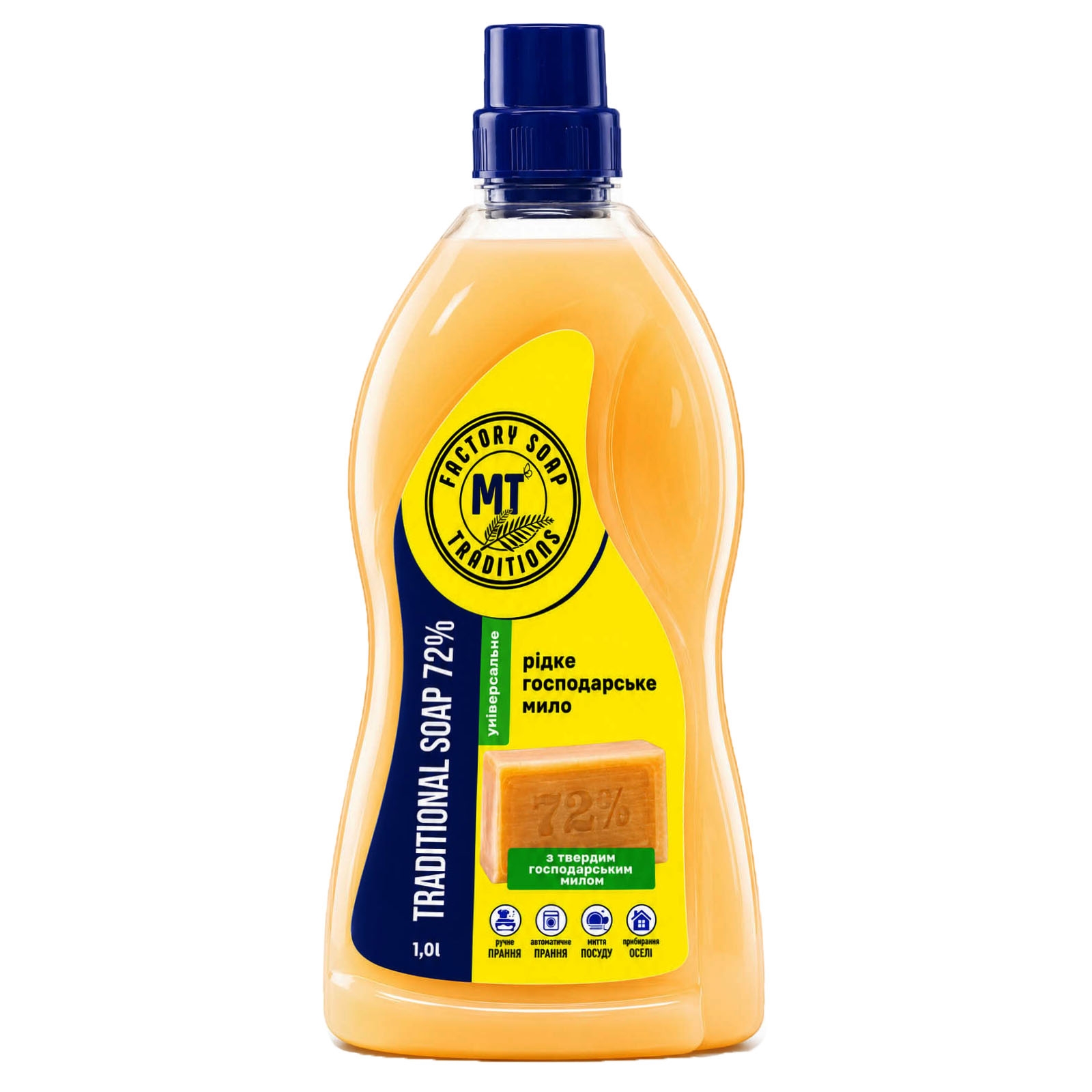 "MT" Kernseife flüssig " Traditional Soap 72% ", 1000 ml