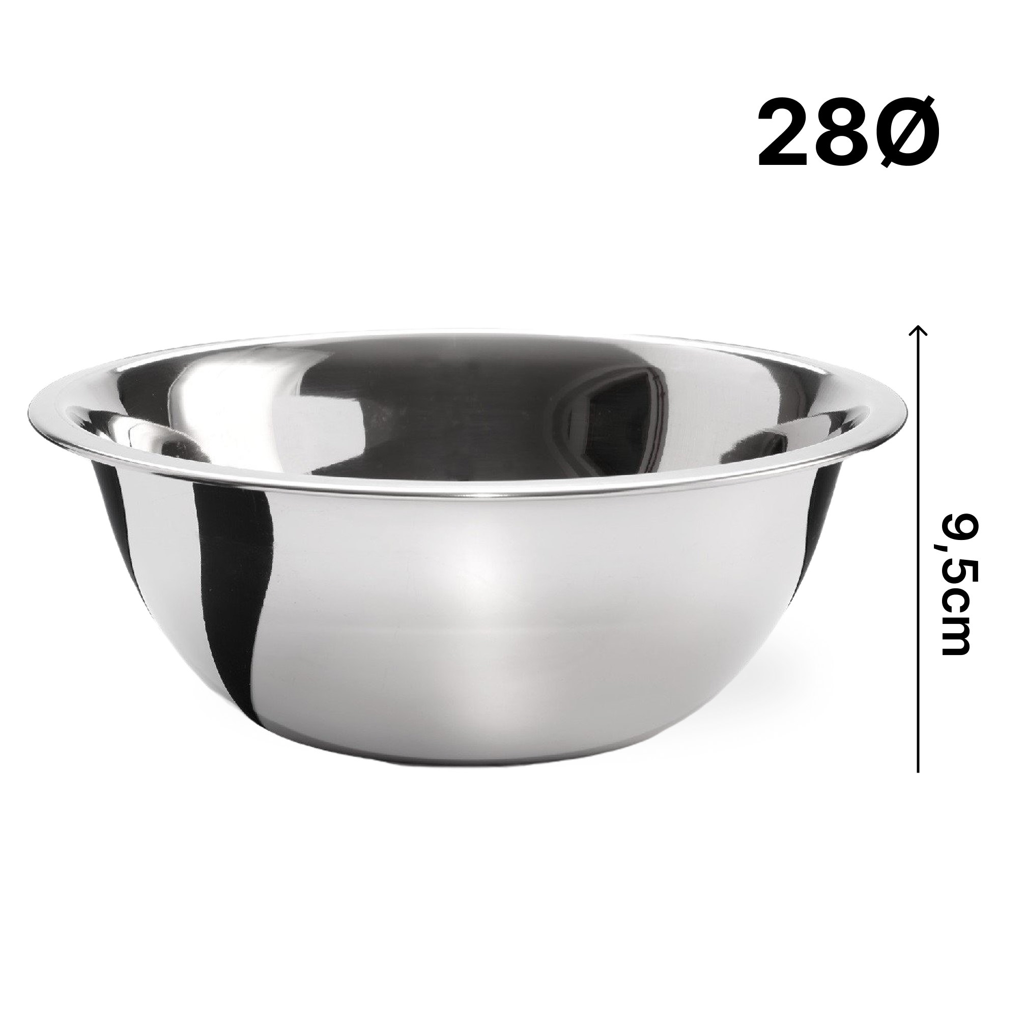 Schüssel, glänzend, Ø28 cm, 2,5L