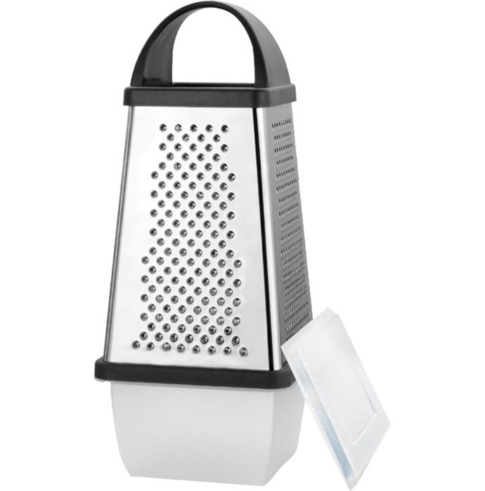 Gemüsehobel (Metall) mit Auffangbehälter