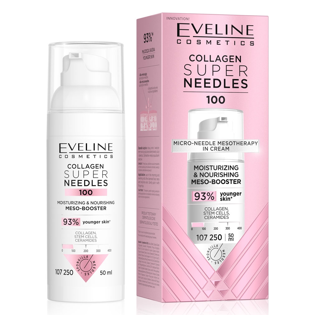 Eveline - "Collagen Super Needles 100" Feuchtigkeits & Pflegender Meso-Booster, 50 ml