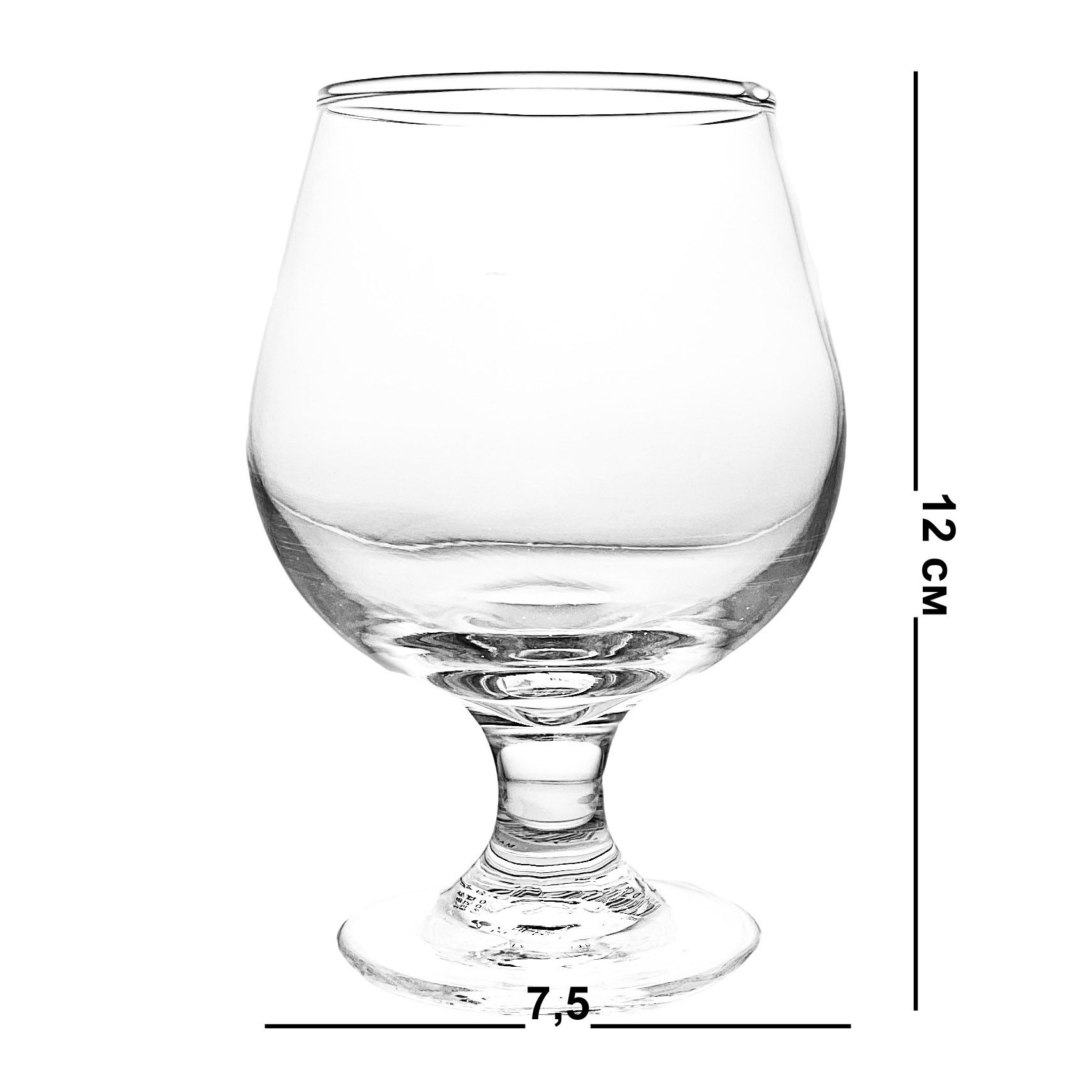 Set aus 6 Gläsern, Cognacgläser "Goblet" 260 ml (G3704)