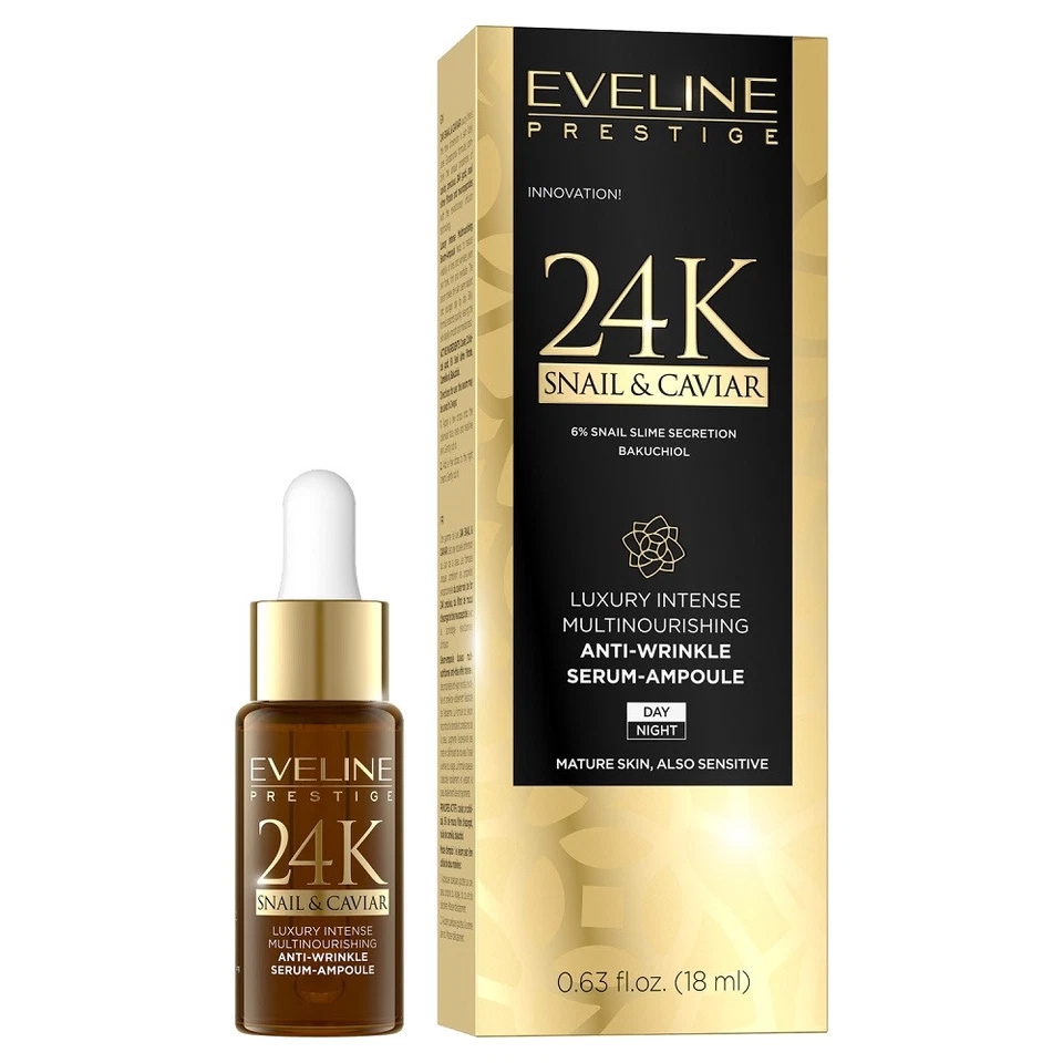 Eveline - Gesichtsserum "24K Snail & Caviar", 18 ml