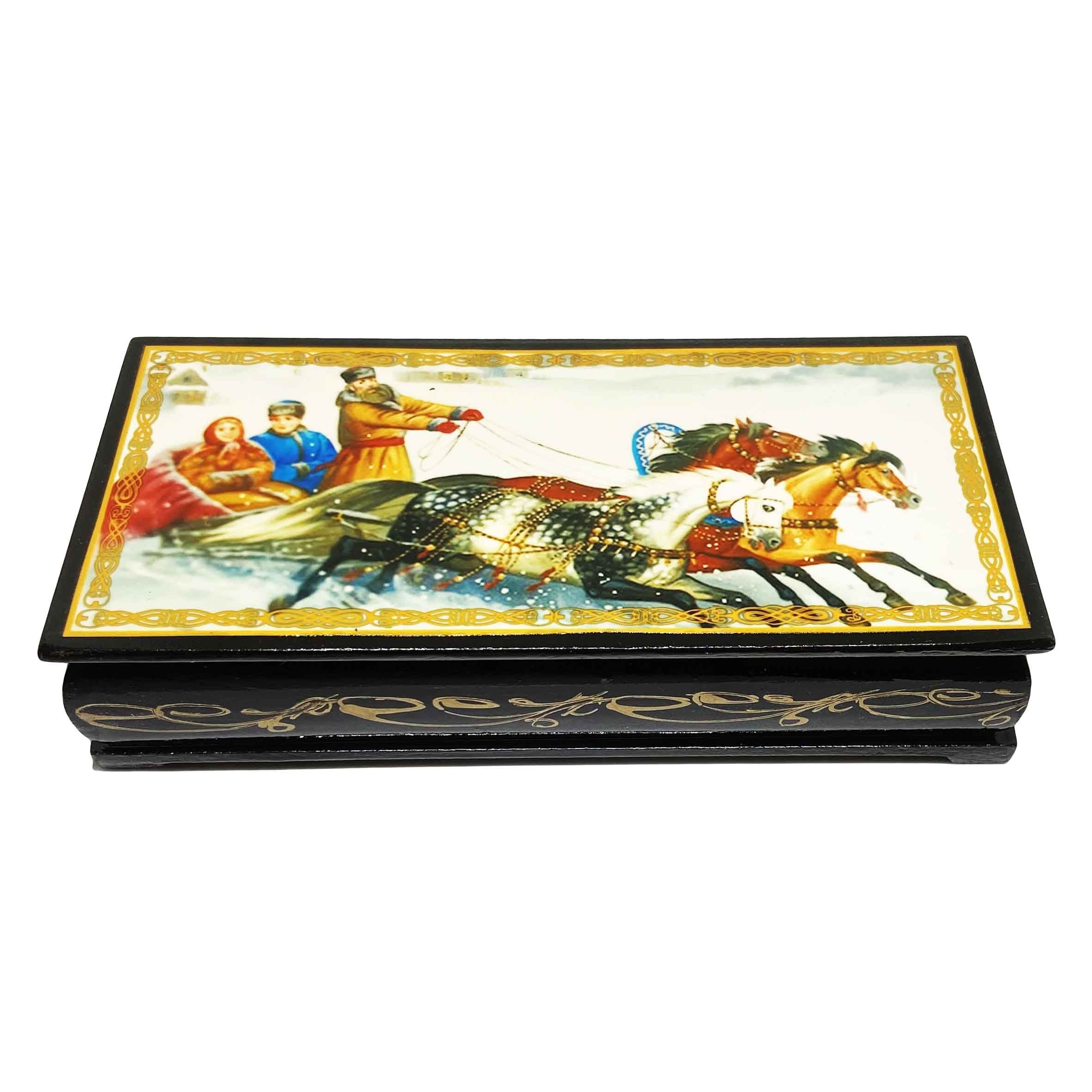 Souvenir Schatulle "Troika ", 17х8х4 cm