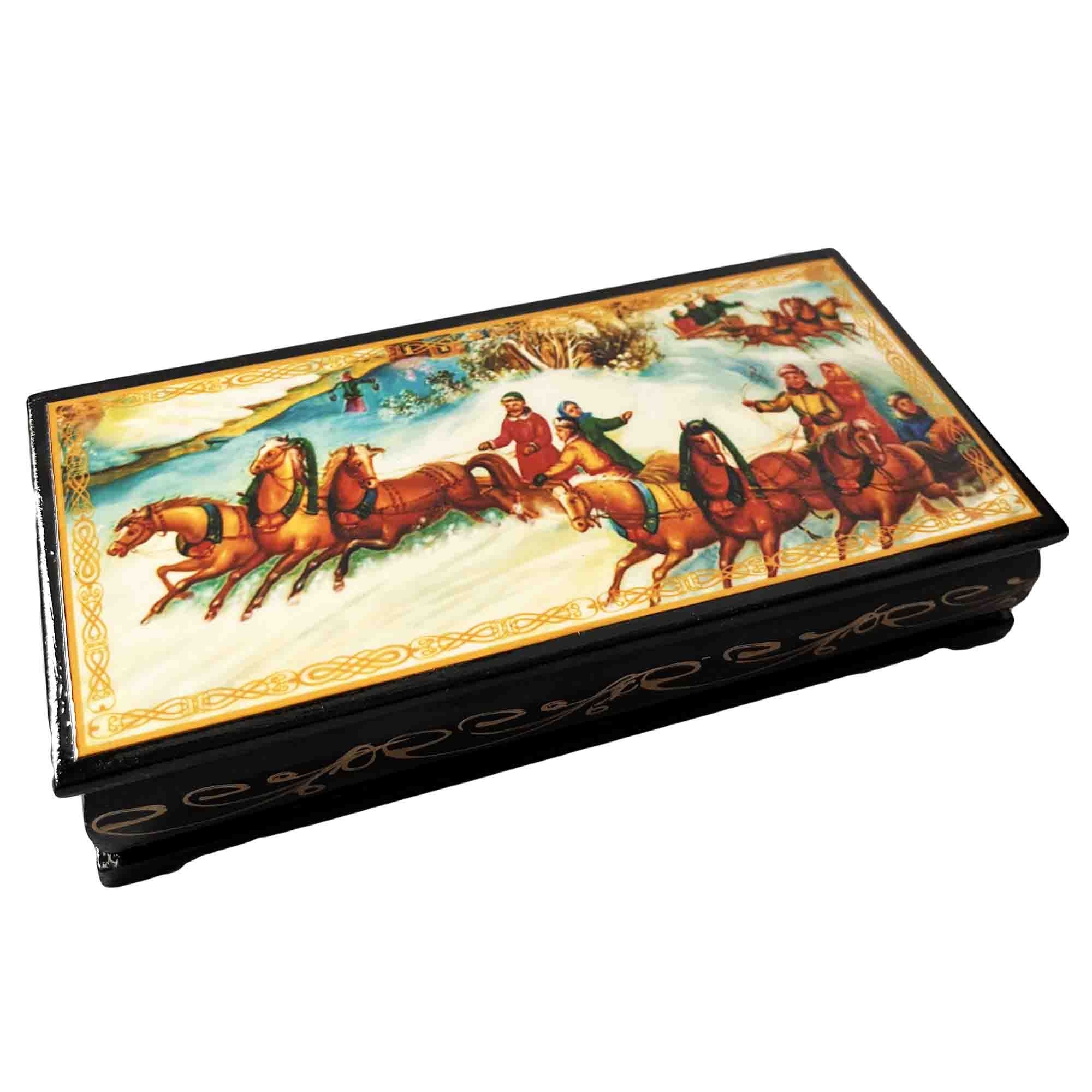 Souvenir Schatulle "Troika", 17х8х4 cm