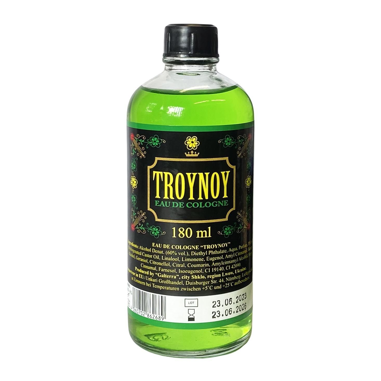 "Galterra" Eau de Cologne "Troynoy", grün