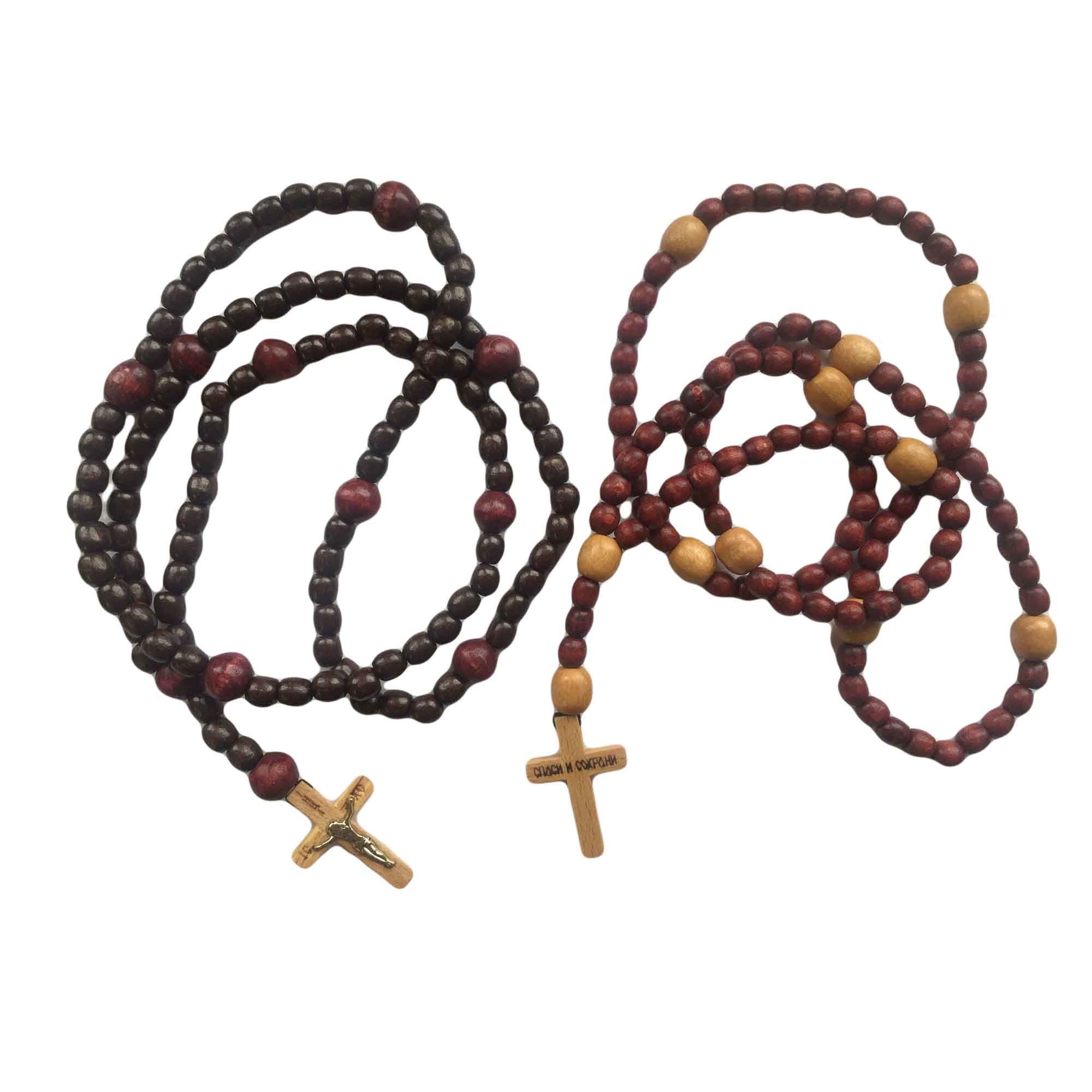 Rosenkranz (Holz), über 70 Elementes