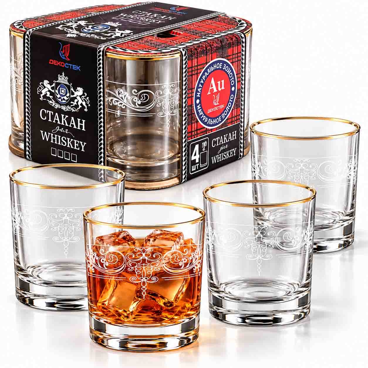 Gläser Set Whiskey, 4-St., "Kamarese", 250 ml