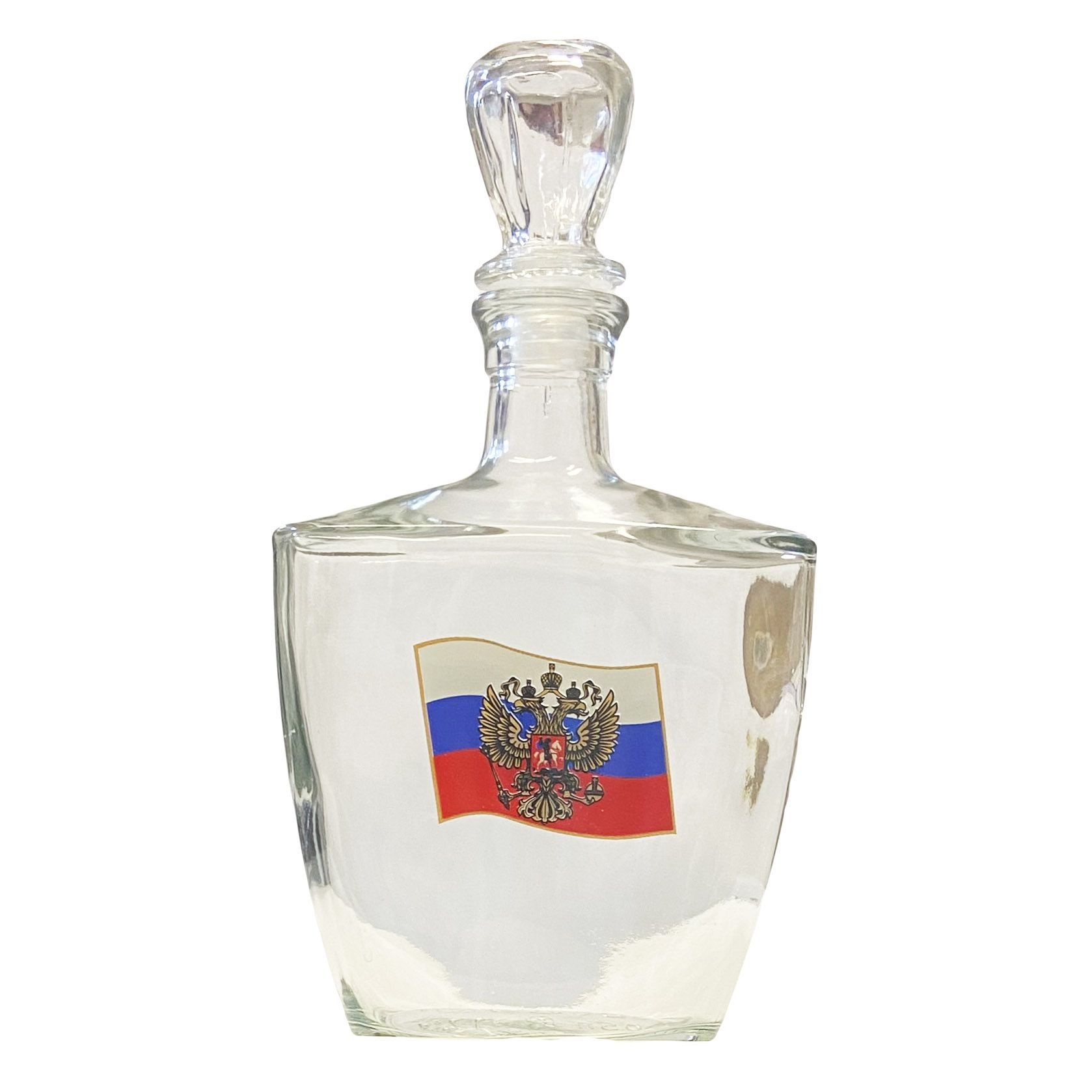 Karaffe, Cognac, "Flagge von Rusland",  500 ml