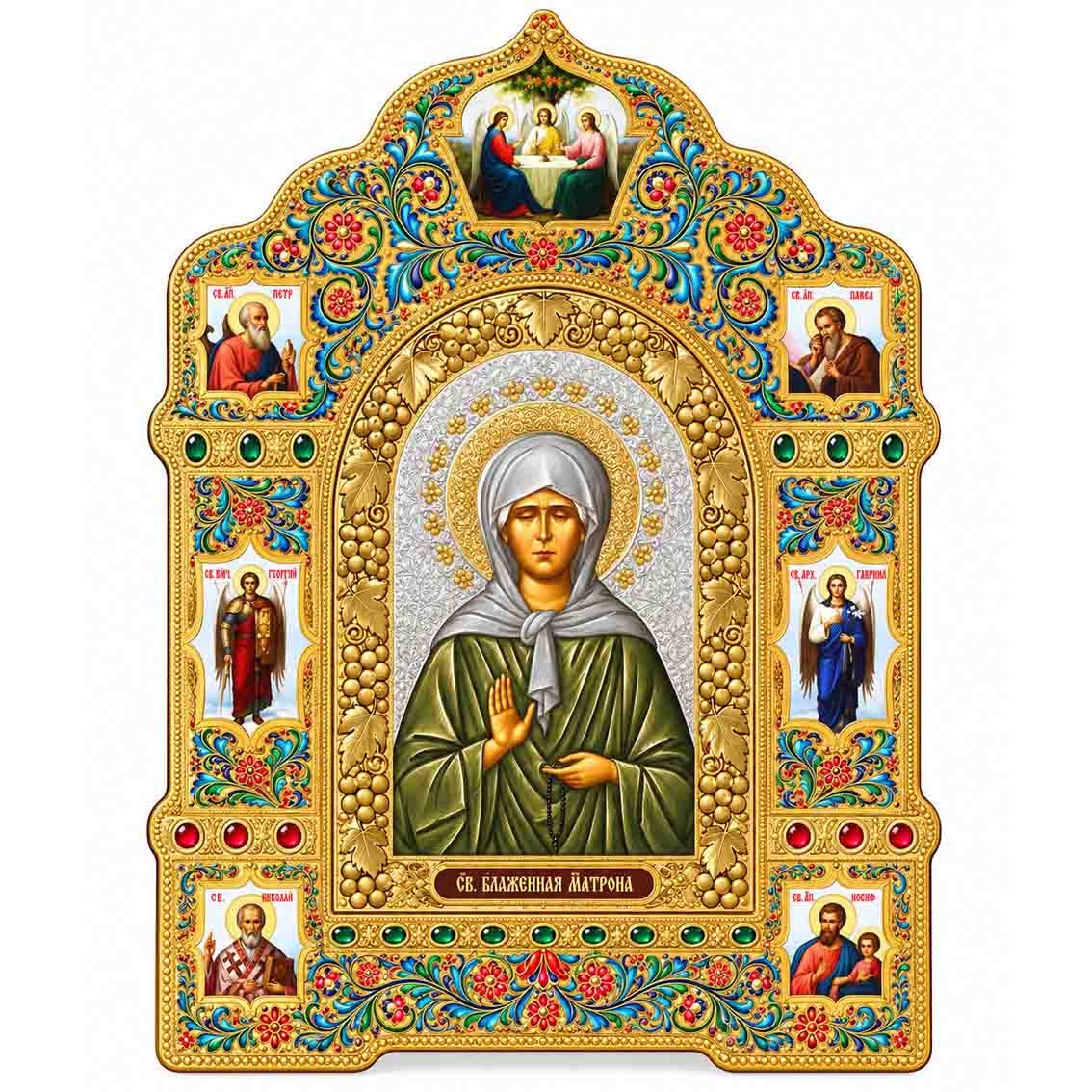 Ikone figurform, 18x25 cm, "Matrona"
