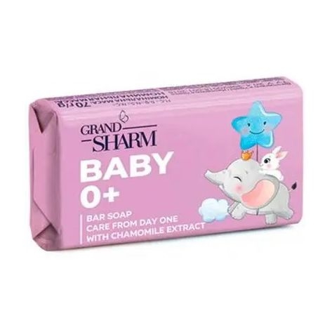 "Grand Sharm" Glycerin Seife 5x70g., "Baby 0+ mit Kamillen Extrakt"
