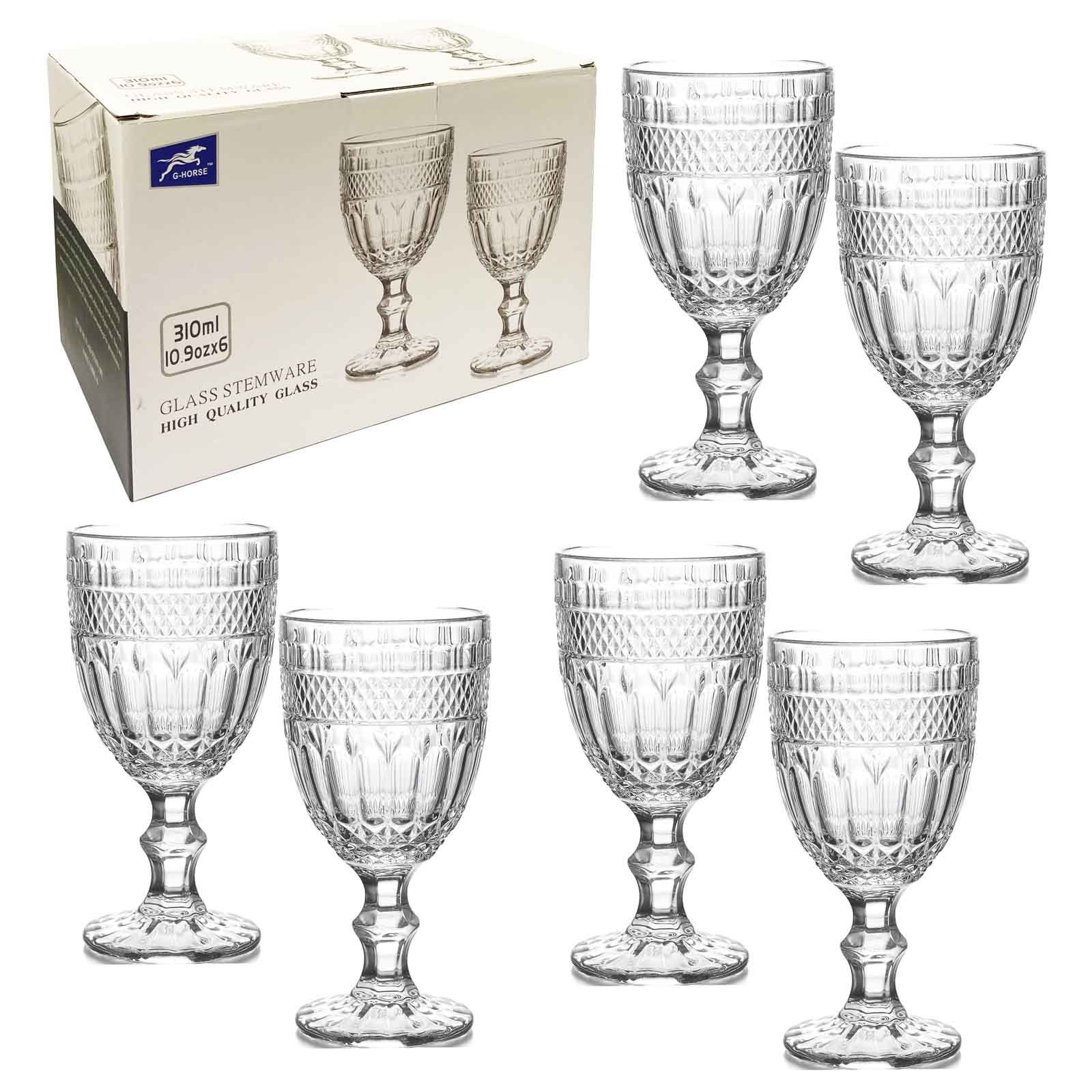 Set aus 6 Gläsern, "Weingläser" 310 ml (BMG09FS)