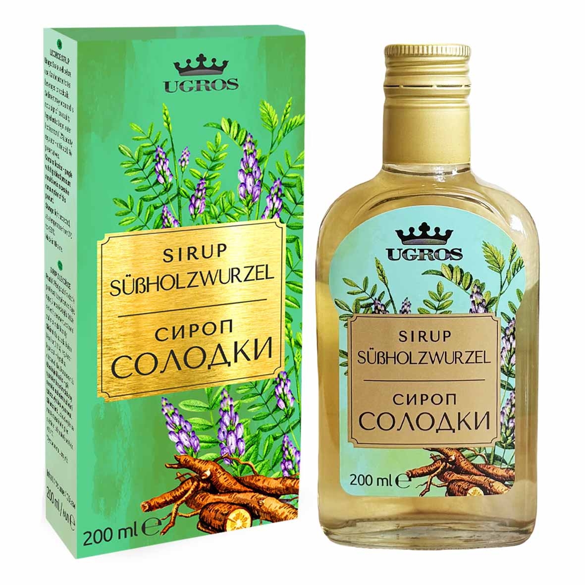 "Ugros" Sirup Süßholzwurzel, 200 ml