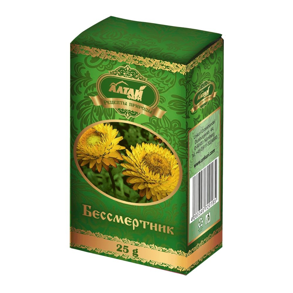 Altaj-Pharm - Ruhrkrautblüten (Bessmertnik), 25 g