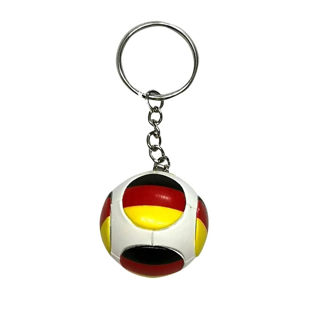 Schlüsselanhänger "Fussball", "Flagge Deutschland", plastik