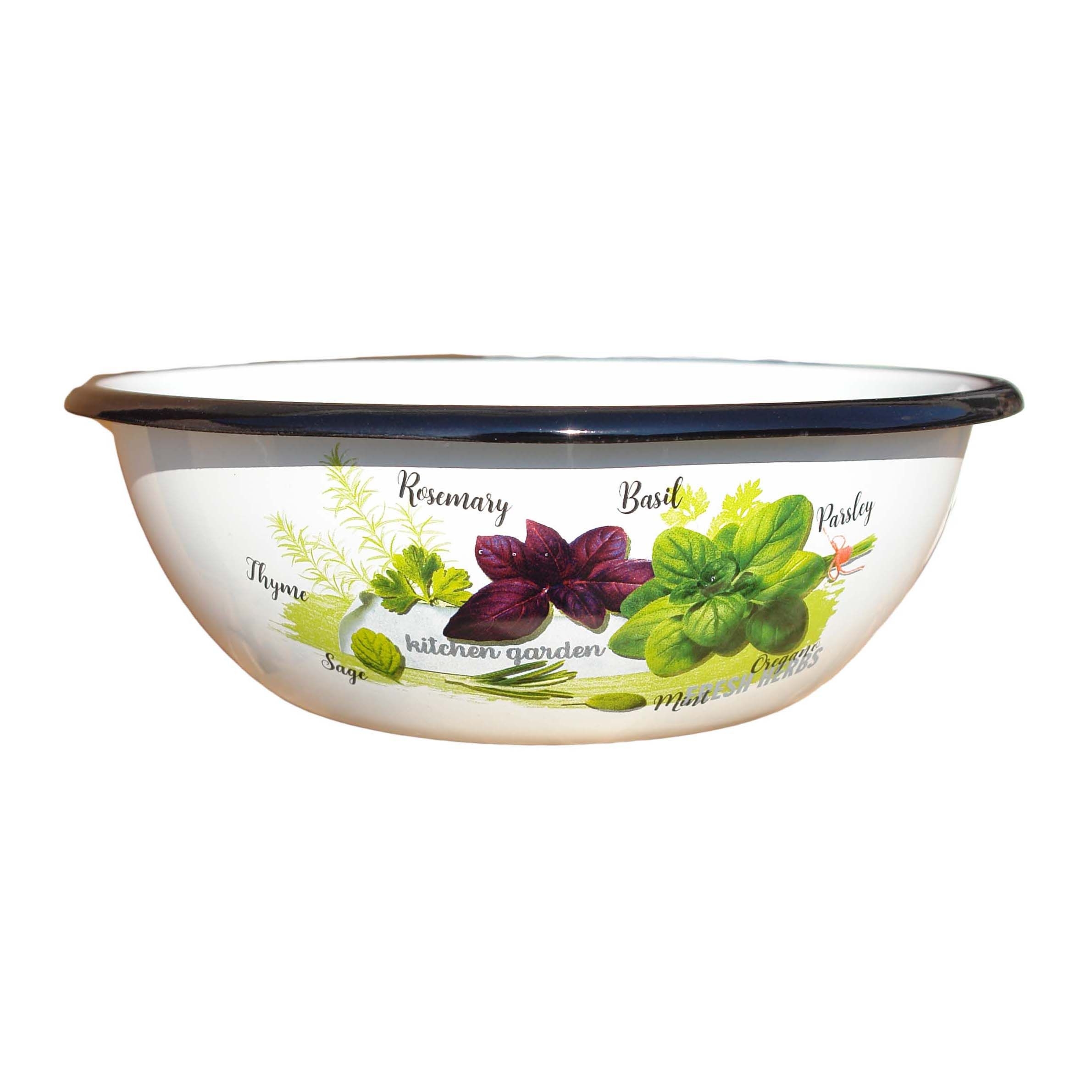 Schüssel emailliert, 1,5 L "Frisches Grün"