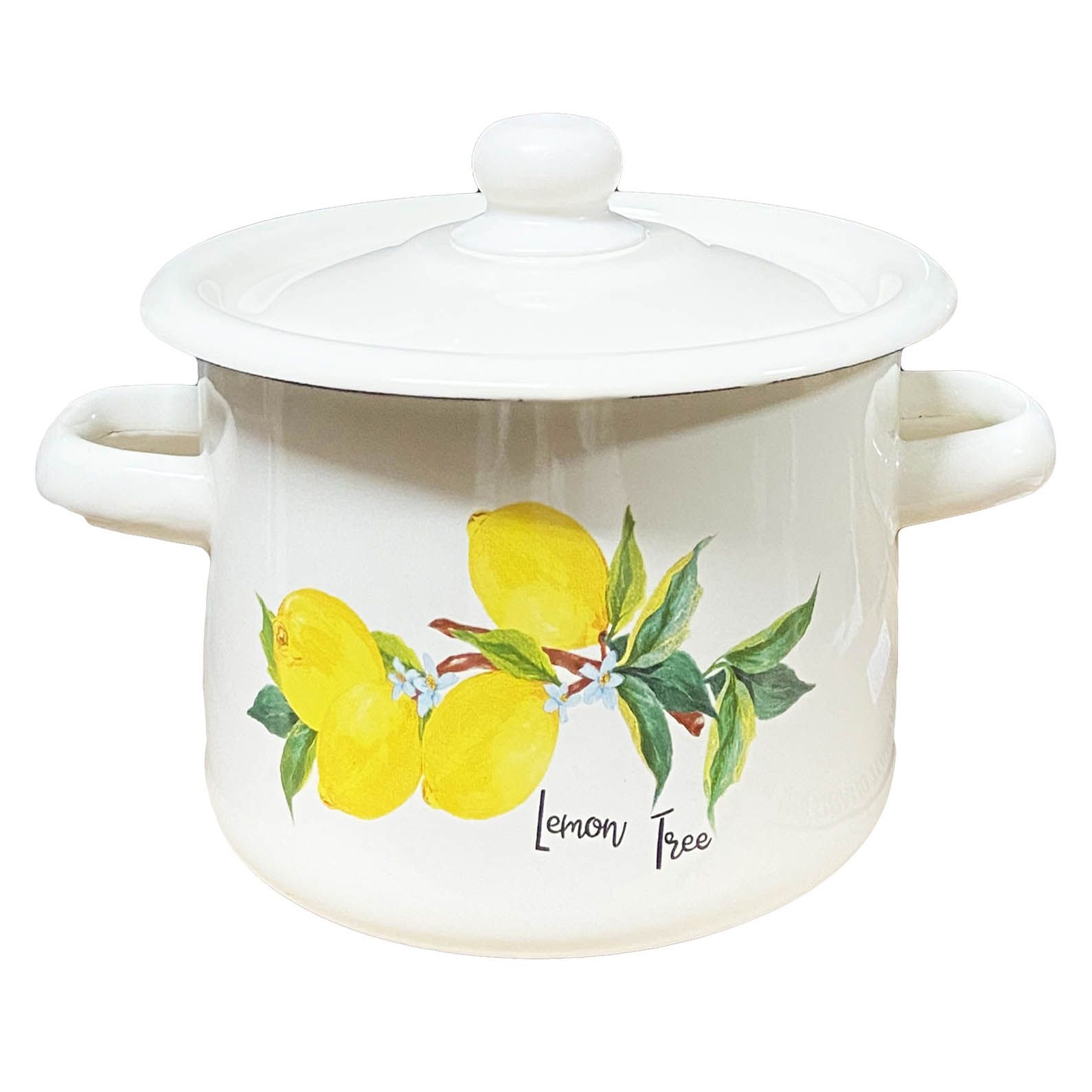 Topf, emailliert "Zitronenbaum", 3,0 L, zylindrisch