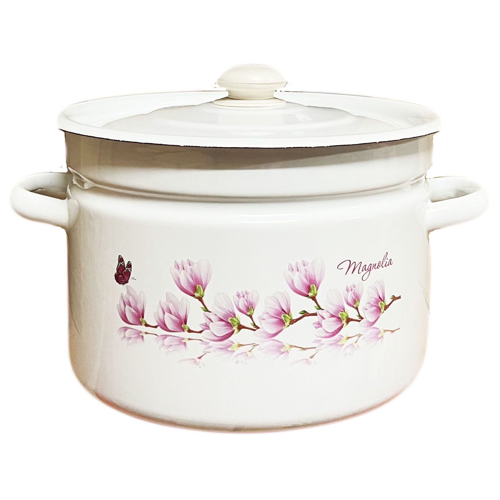 Topf, emailliert "Magnolie", 9,0 L