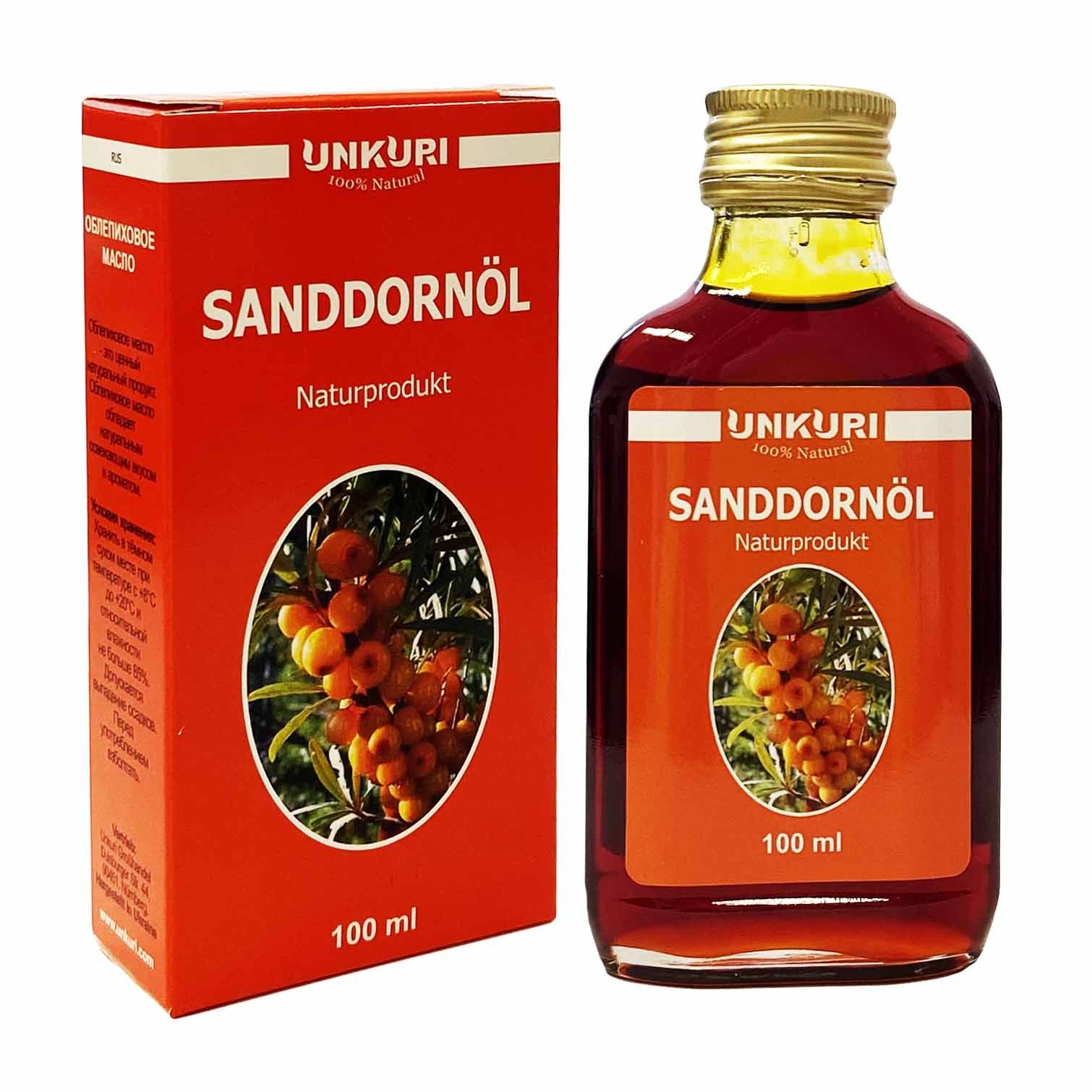Pflanzenöl mit Sanddornöl, 100 ml