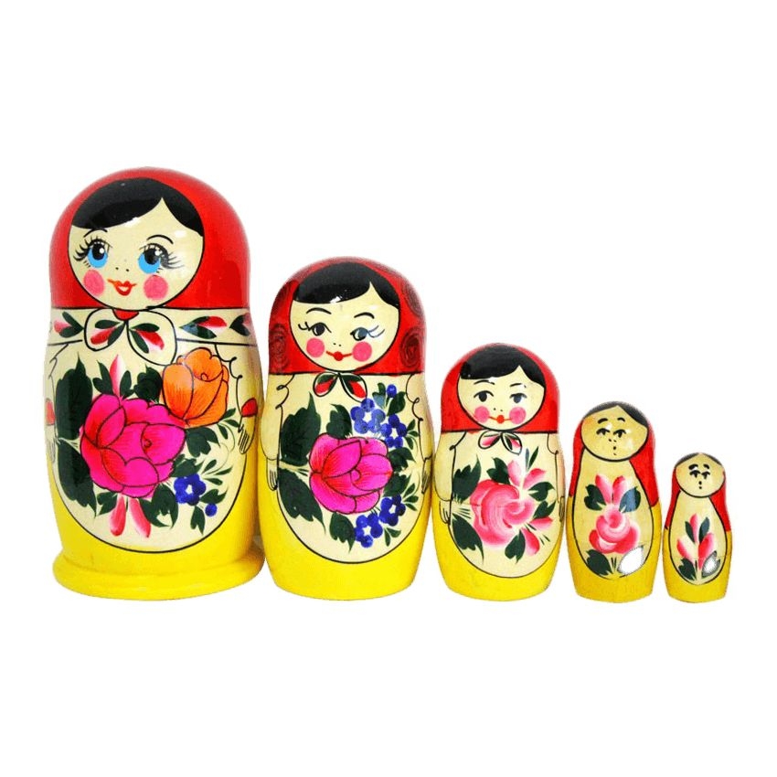 Матрёшка "Семёновская" 11 см (5 мест)