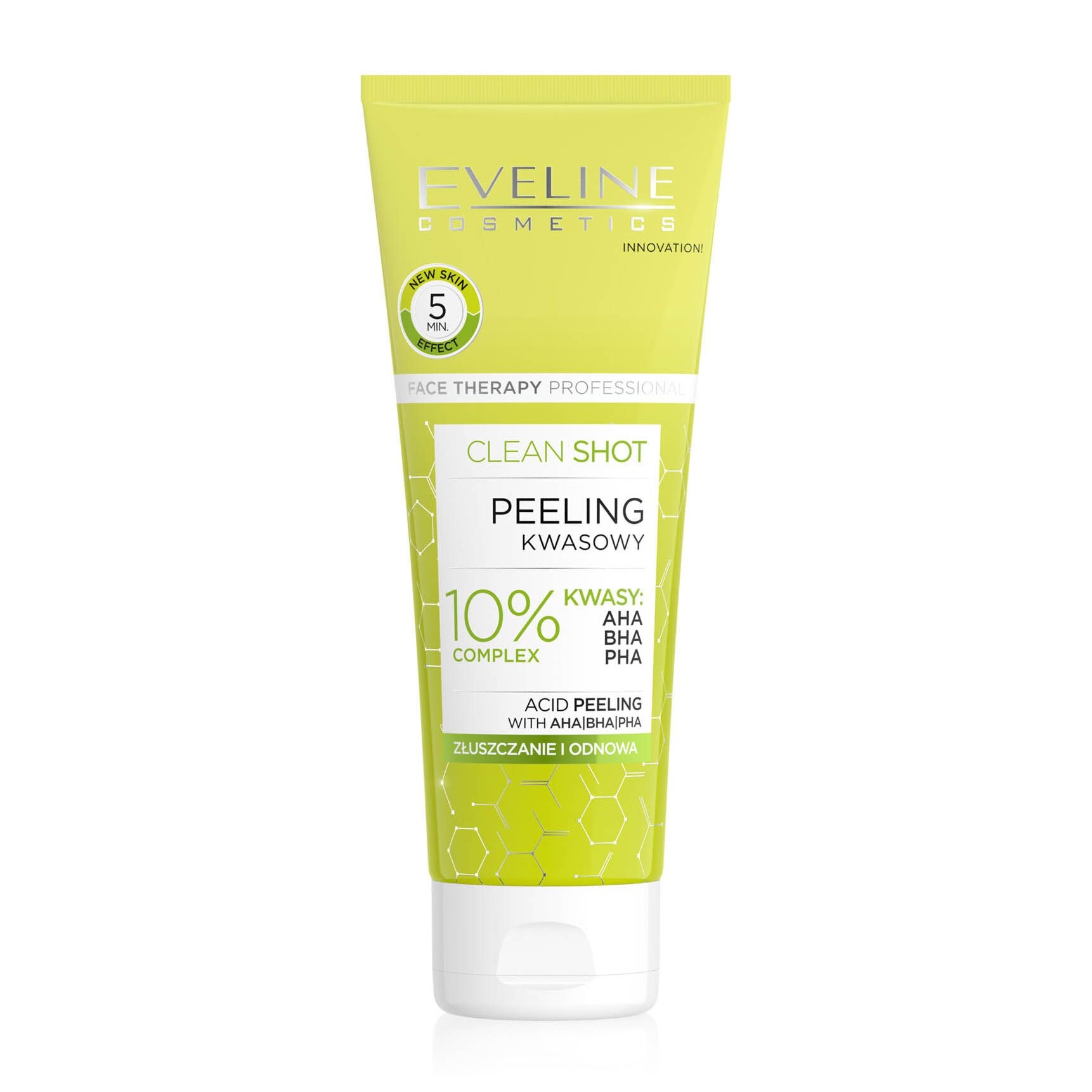 Eveline "Clean Shot" Pilling 10% АХА Komplex, 75 ml