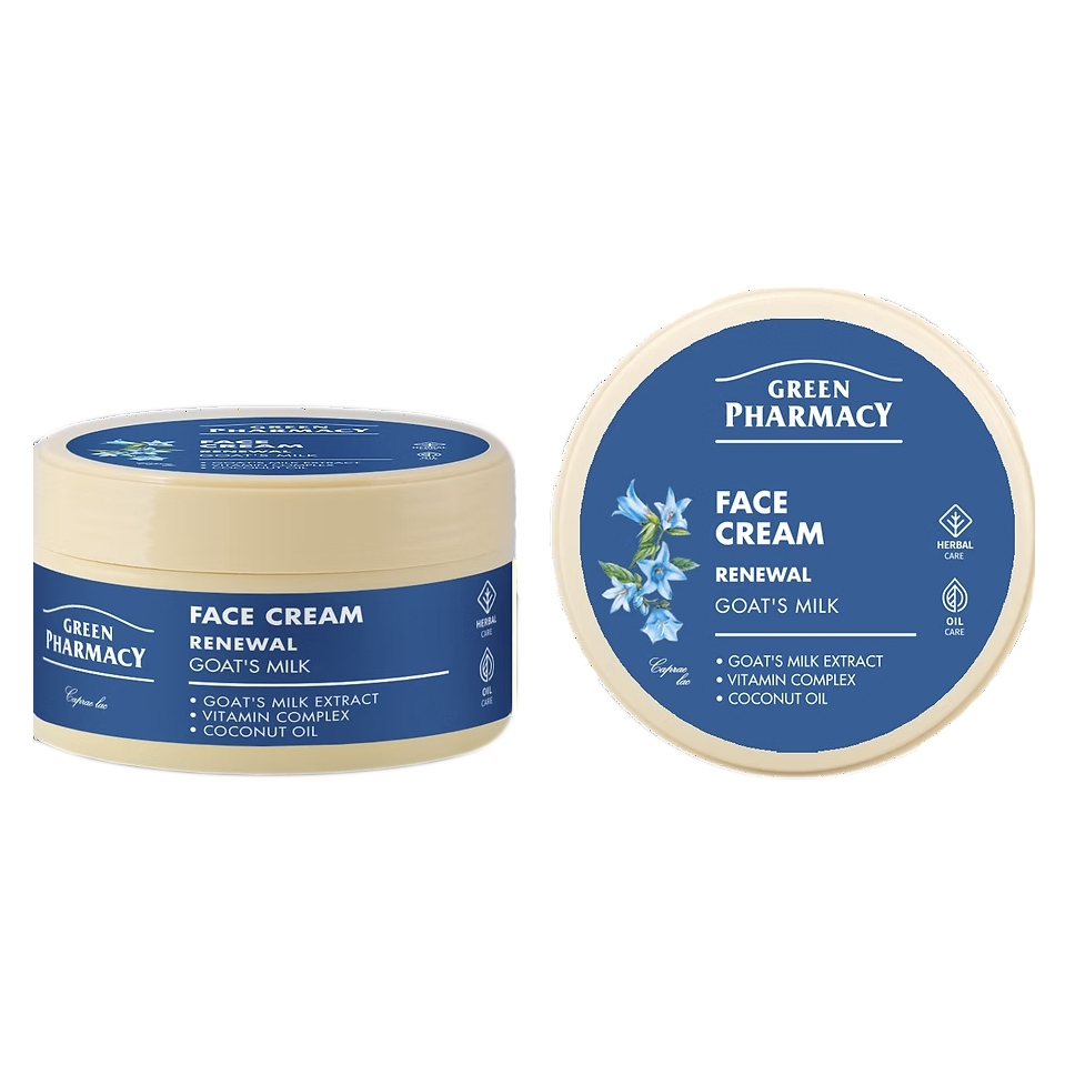 "Green Pharmacy" Gesichtscreme "Ziegenmilch" Verjüngend, 200 ml