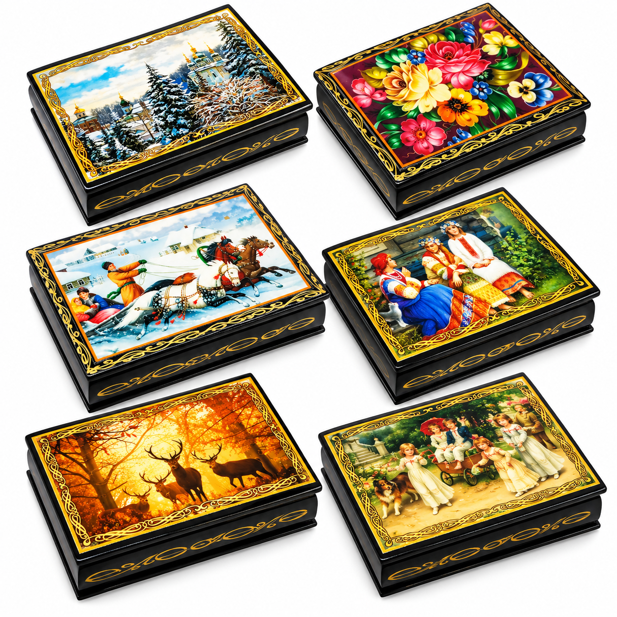 Souvenir Schatulle, verschiedene Motive, 10x14x4 cm
