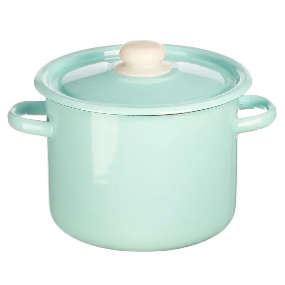 Topf, emailliert "Turkis", 4,5 L