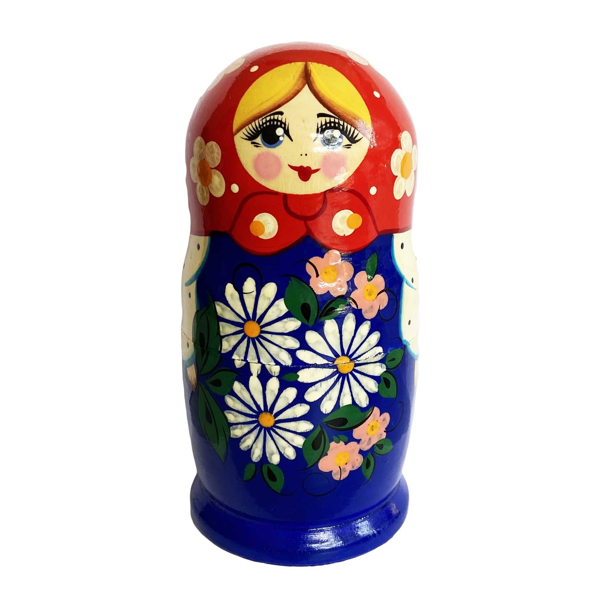 Matröschka "Volksmalerei", "Мit Kamillen", 15 cm (5 Figuren)