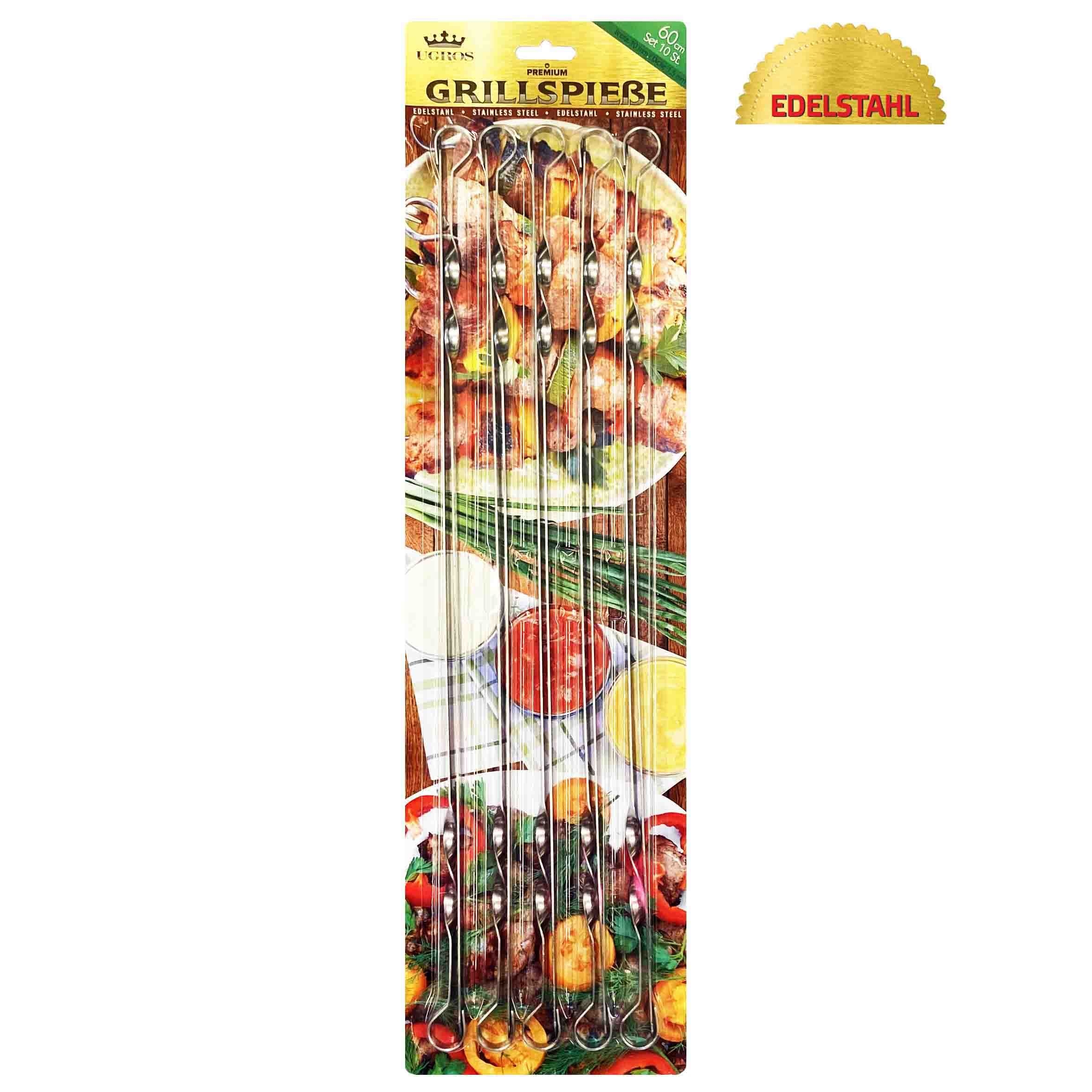 Grillspiesse 10 St. "Premium" 60cm х 1cm х1,5mm