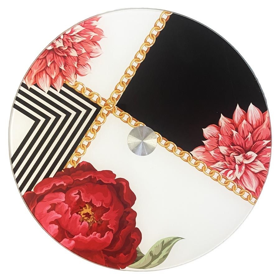 Тарелка стеклянная вращающаяся "Бернардо" Ø 32 cм (28346142)