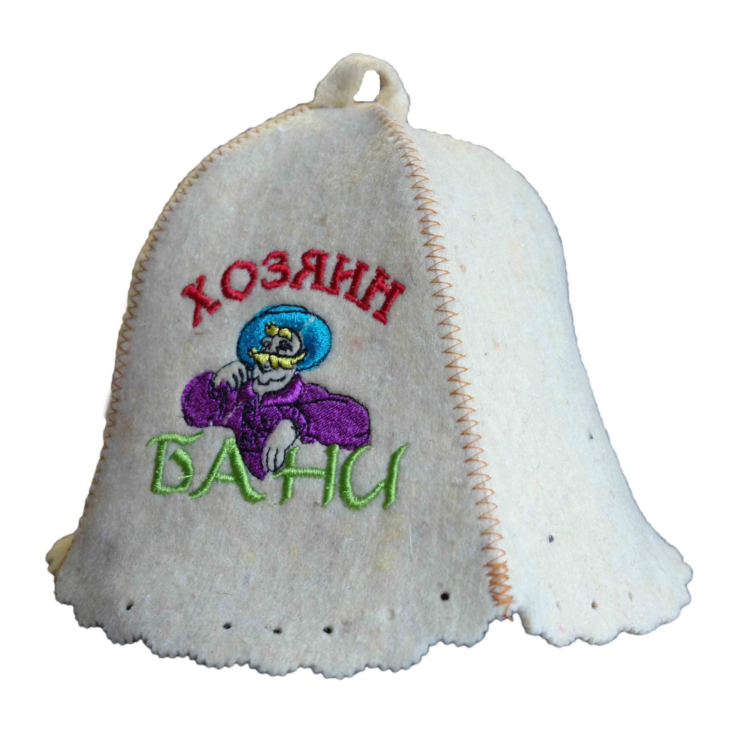 Шапка для сауны, "Хозяин бани"