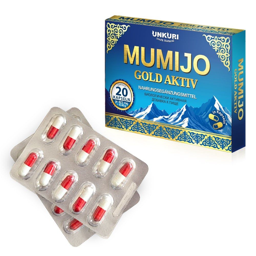 Mumijo "Gold Aktiv", 20 Kapseln in Blister