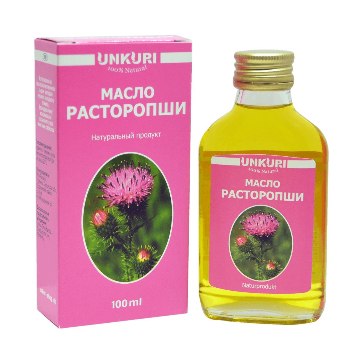 Масло расторопши, 100 мл