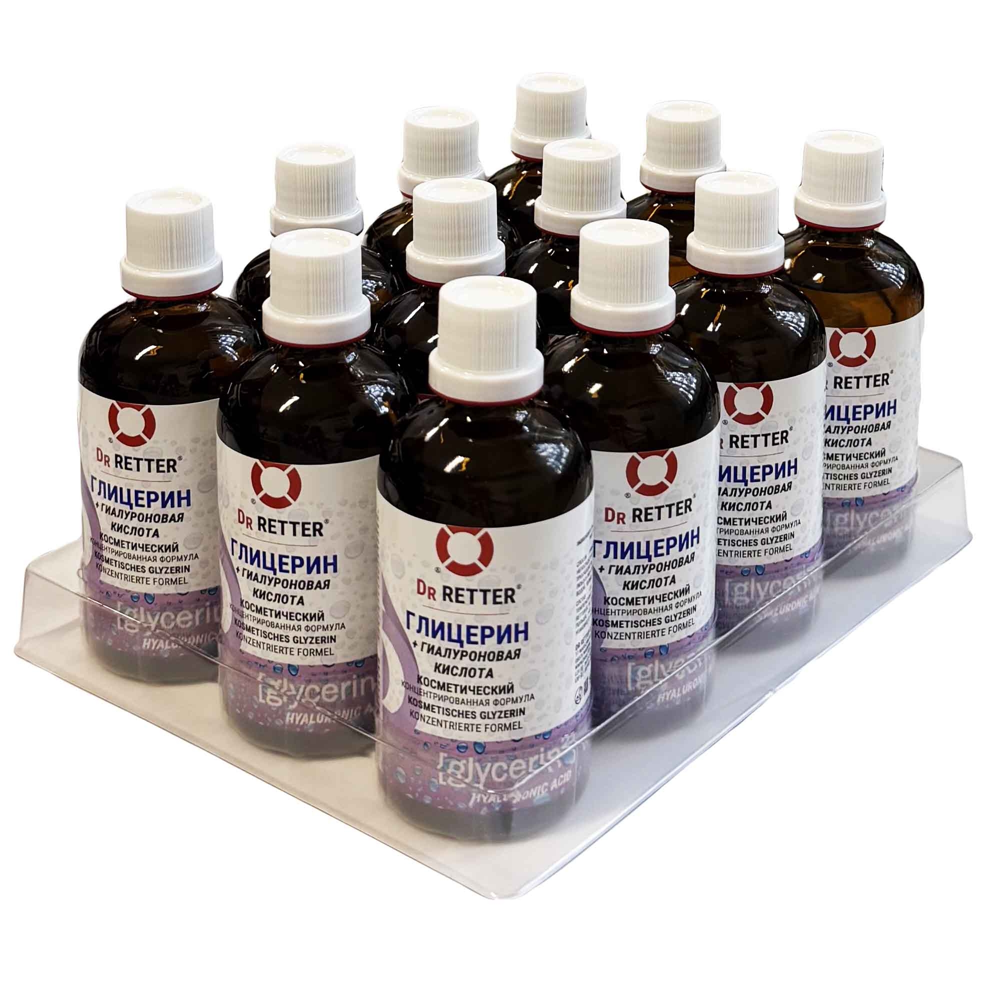 Dr. Retter - Glycerin kosmetisches + Hyaluronsäure, konzentrierte Formel, 100 ml