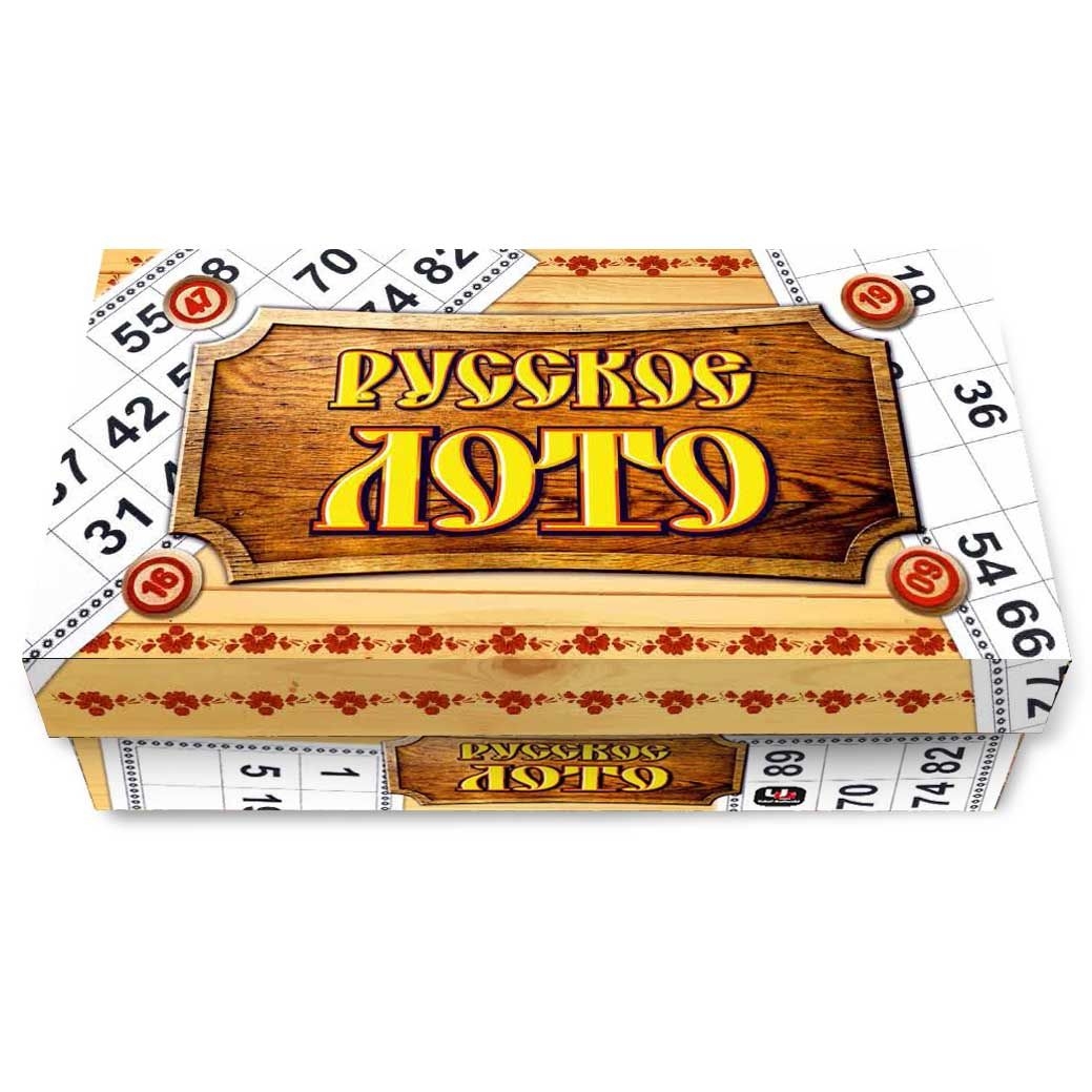 Brettspiel "Russkoe Loto" in Karton "Botschonki Neu"