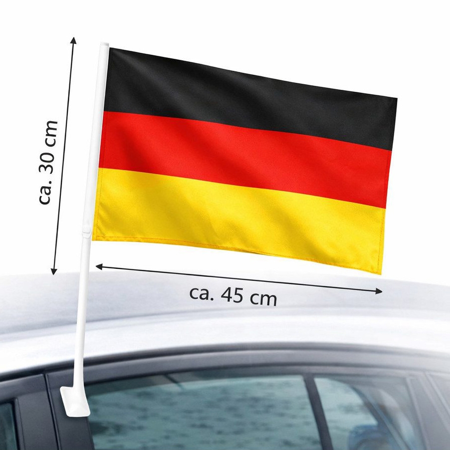 Fahne für Auto, 30 x 45 cm, Deutschland